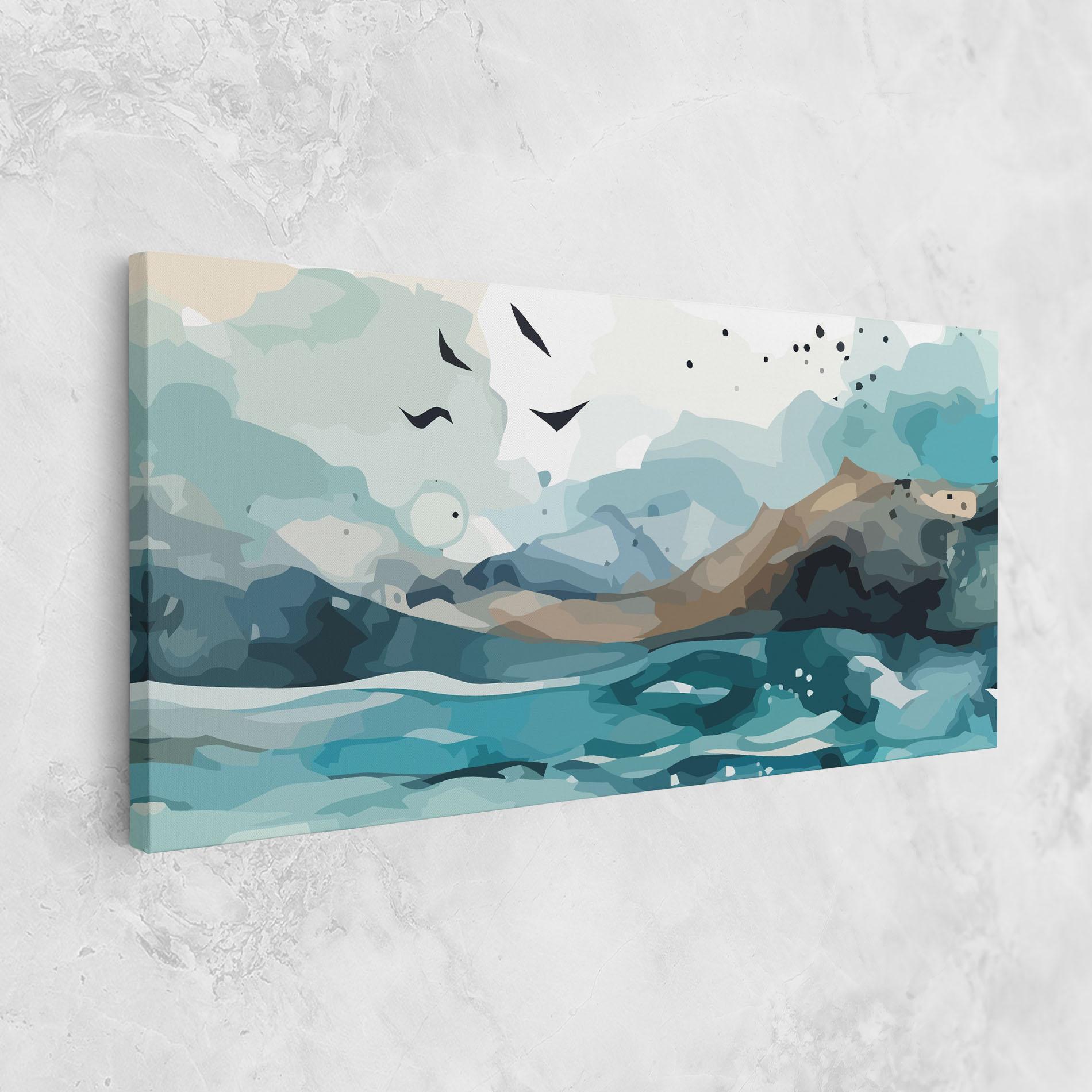 Tablou Canvas Water Birds mockup 1