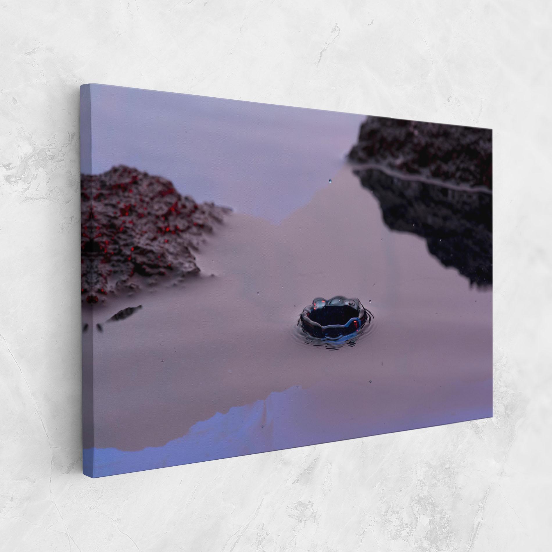 Tablou Canvas Blue Color Water mockup 1