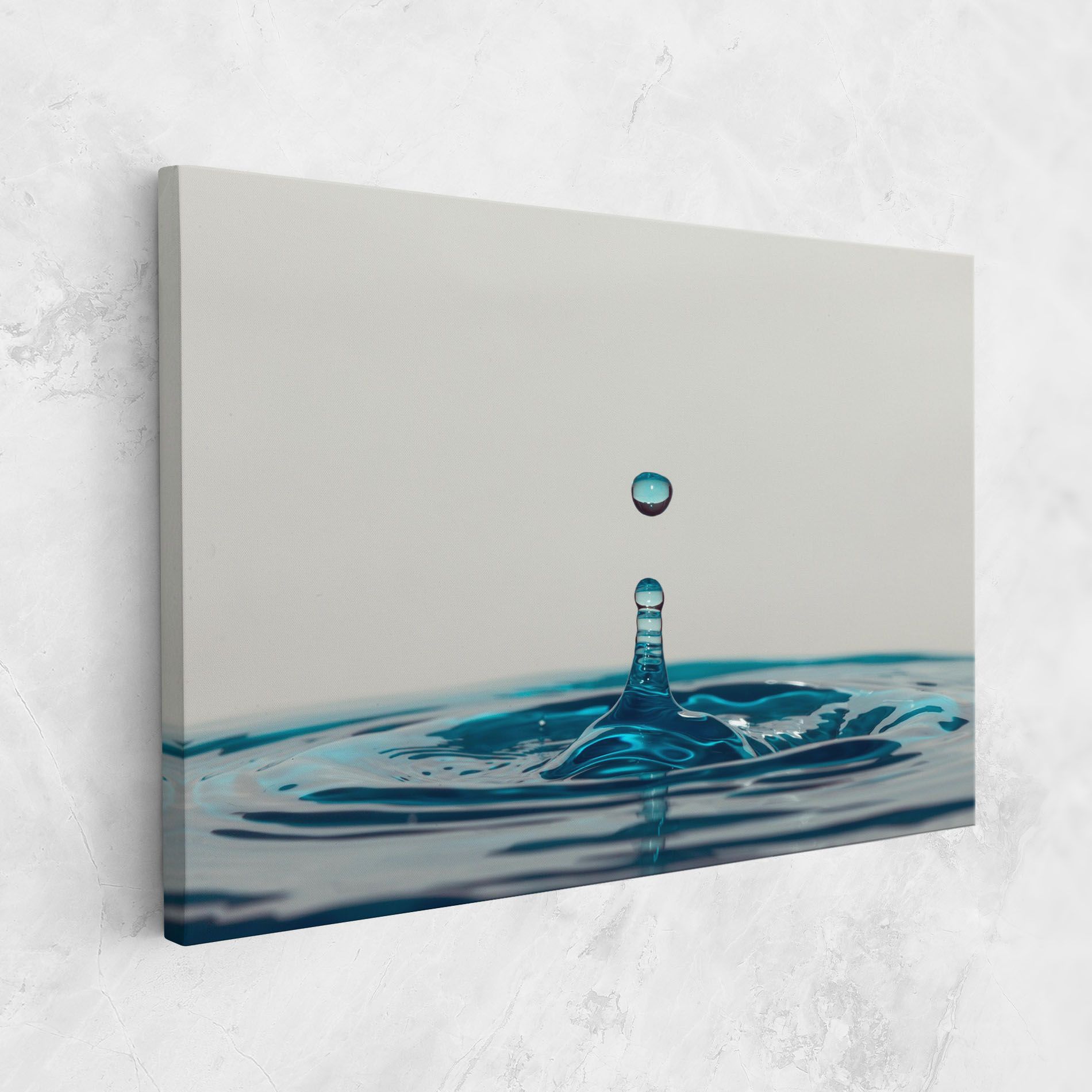 Blue Water Drop mockup 1