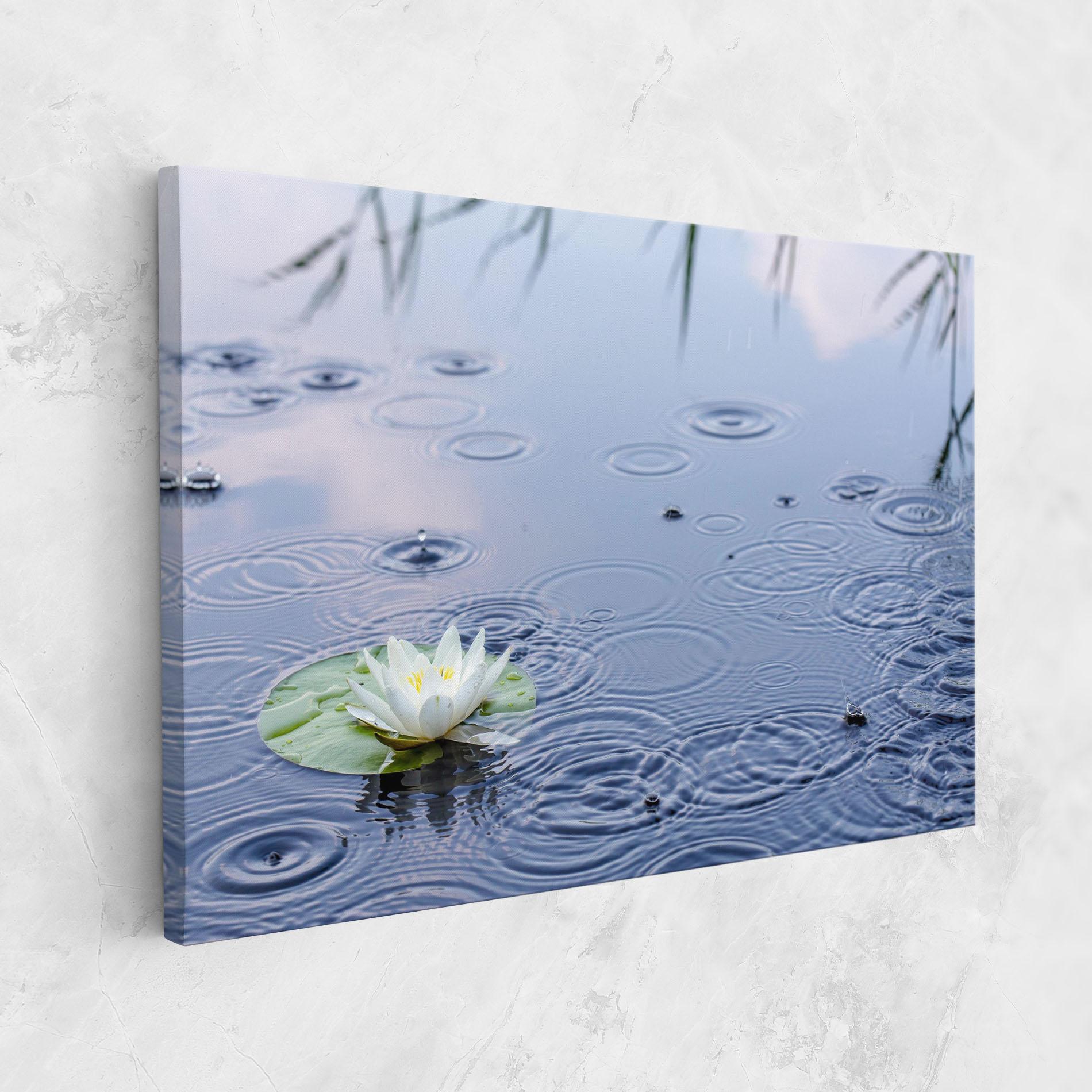 Tablou Canvas Clear Lake Rain mockup 1