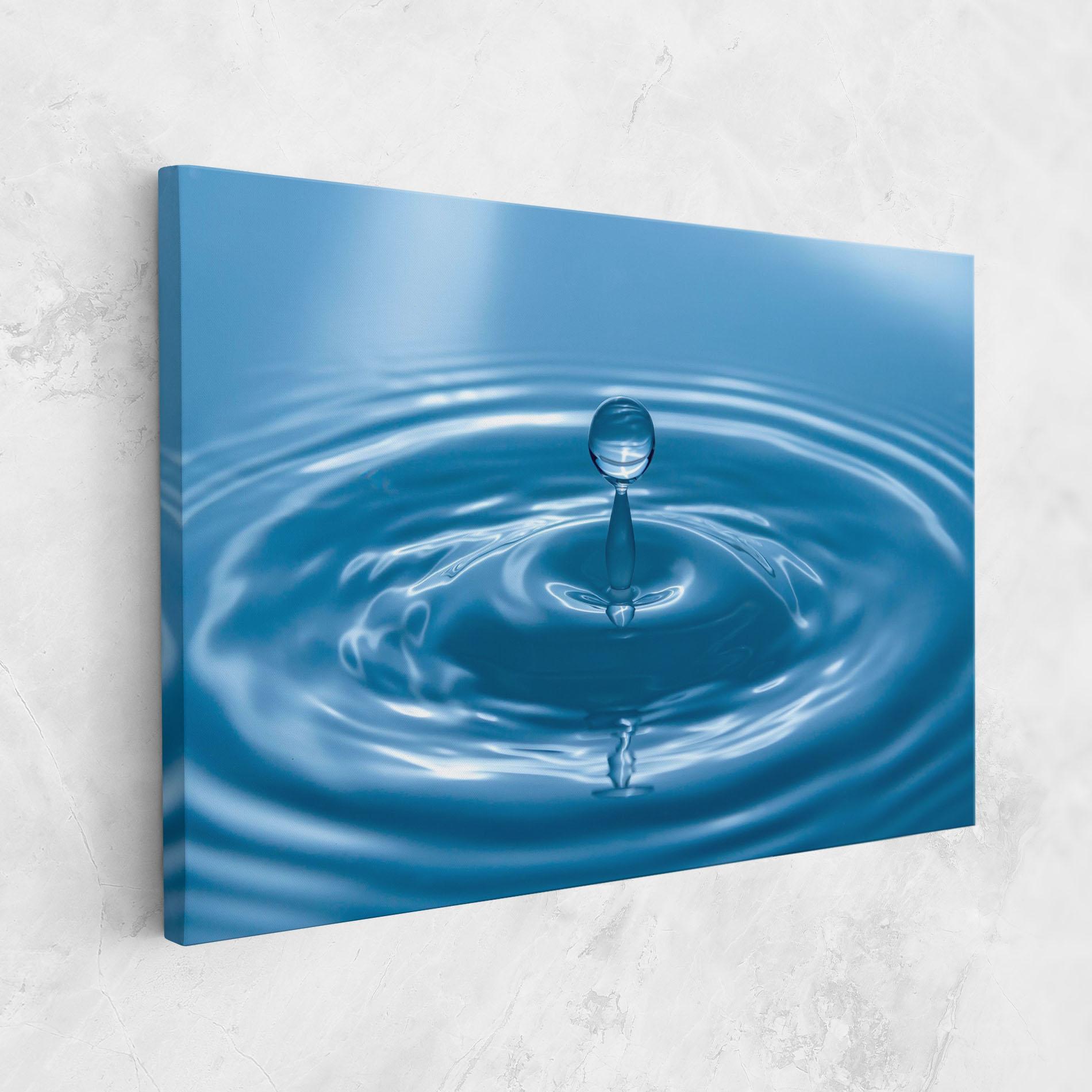 Tablou Canvas Drop Close Up mockup 1