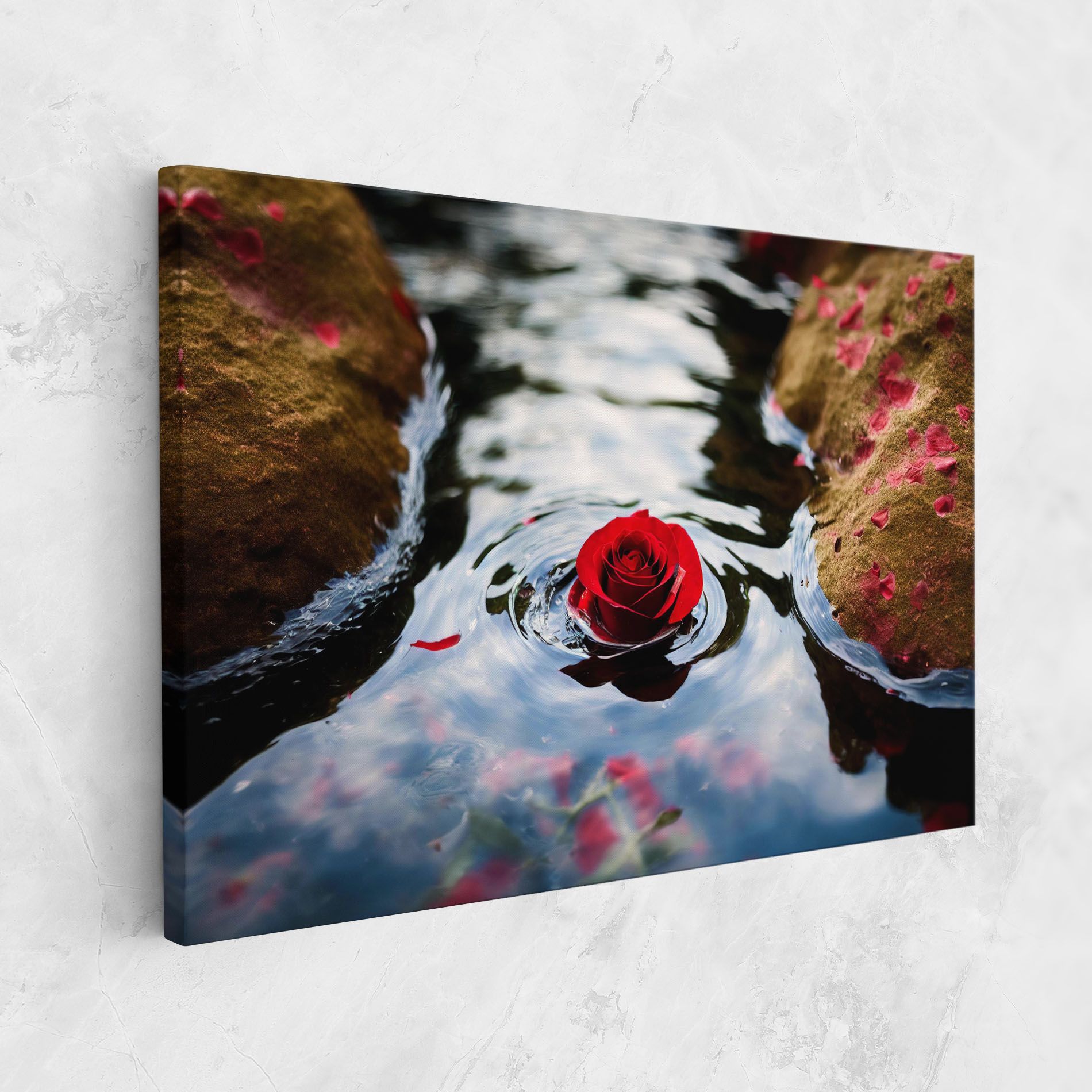 Floating Water Rose mockup 1
