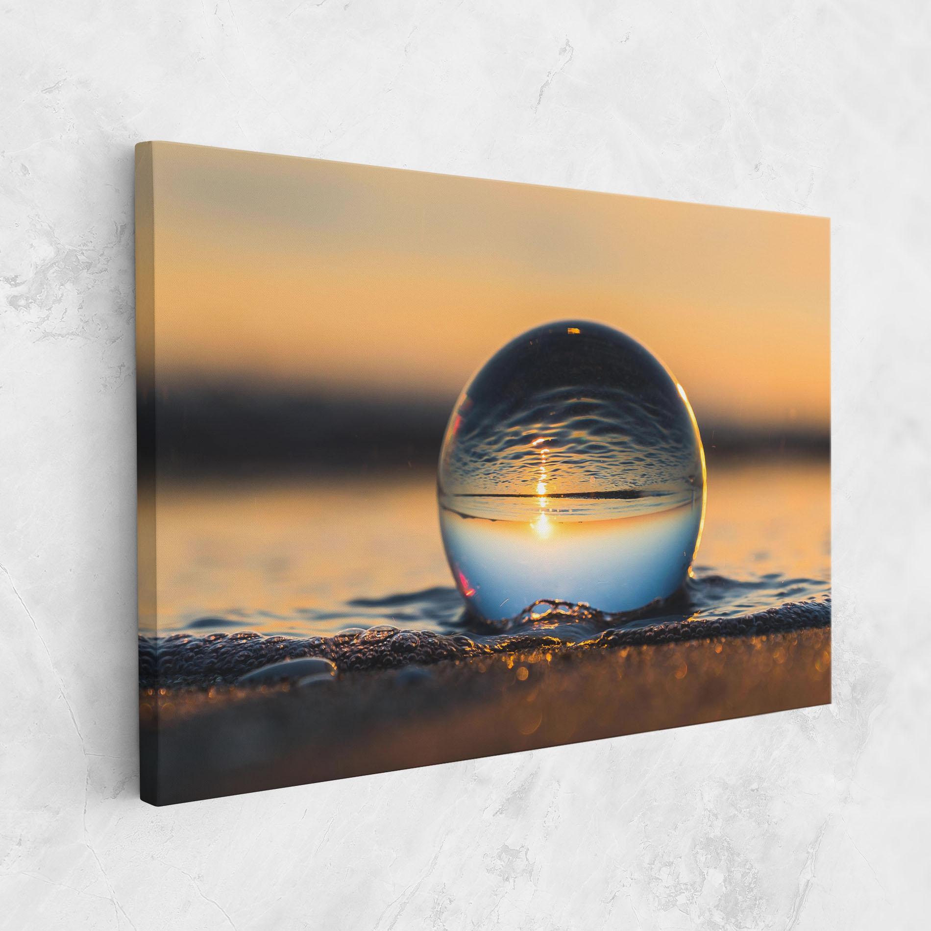 Tablou Canvas Water Bubble Reflecting mockup 1