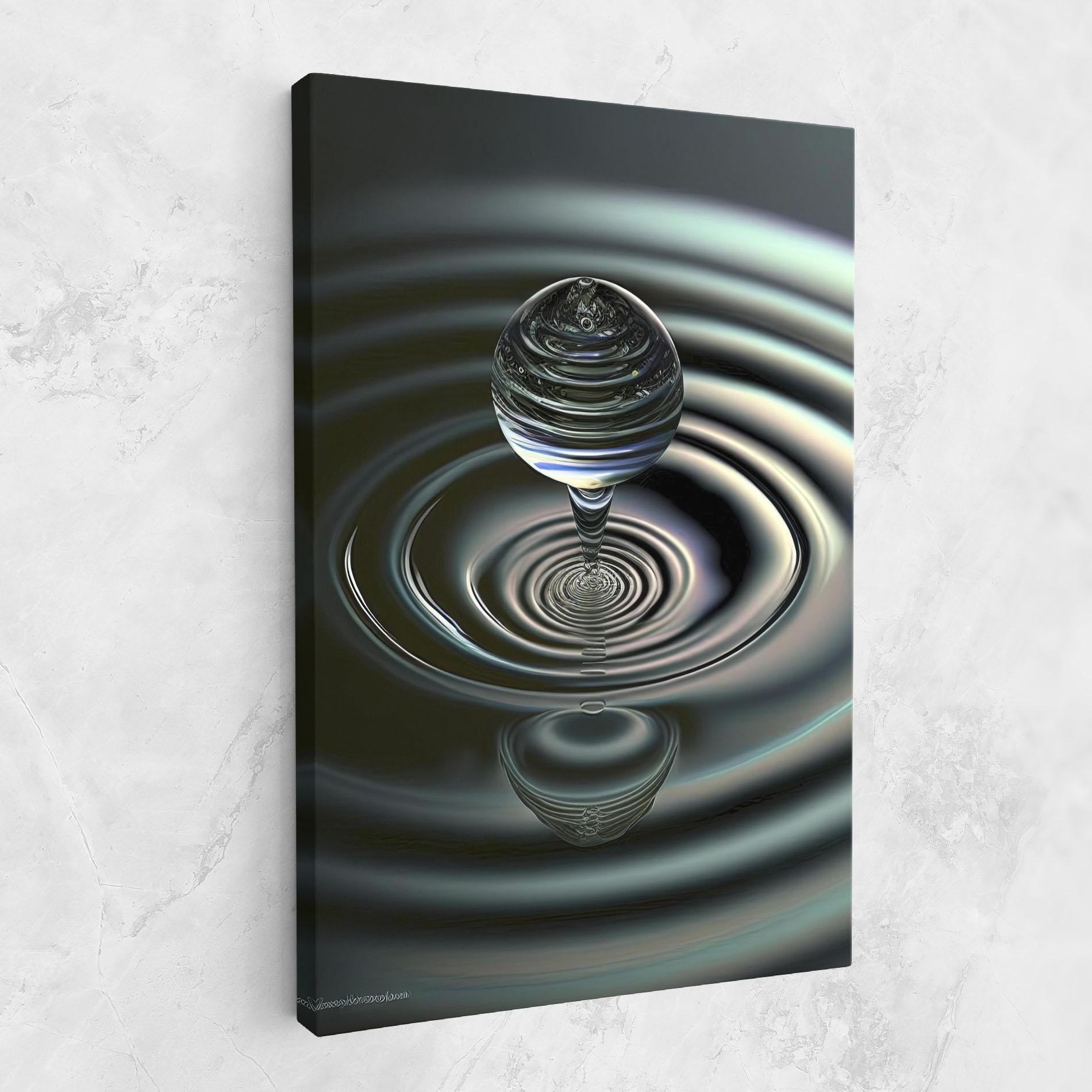 Tablou Canvas Beautiful Water Drop mockup 1