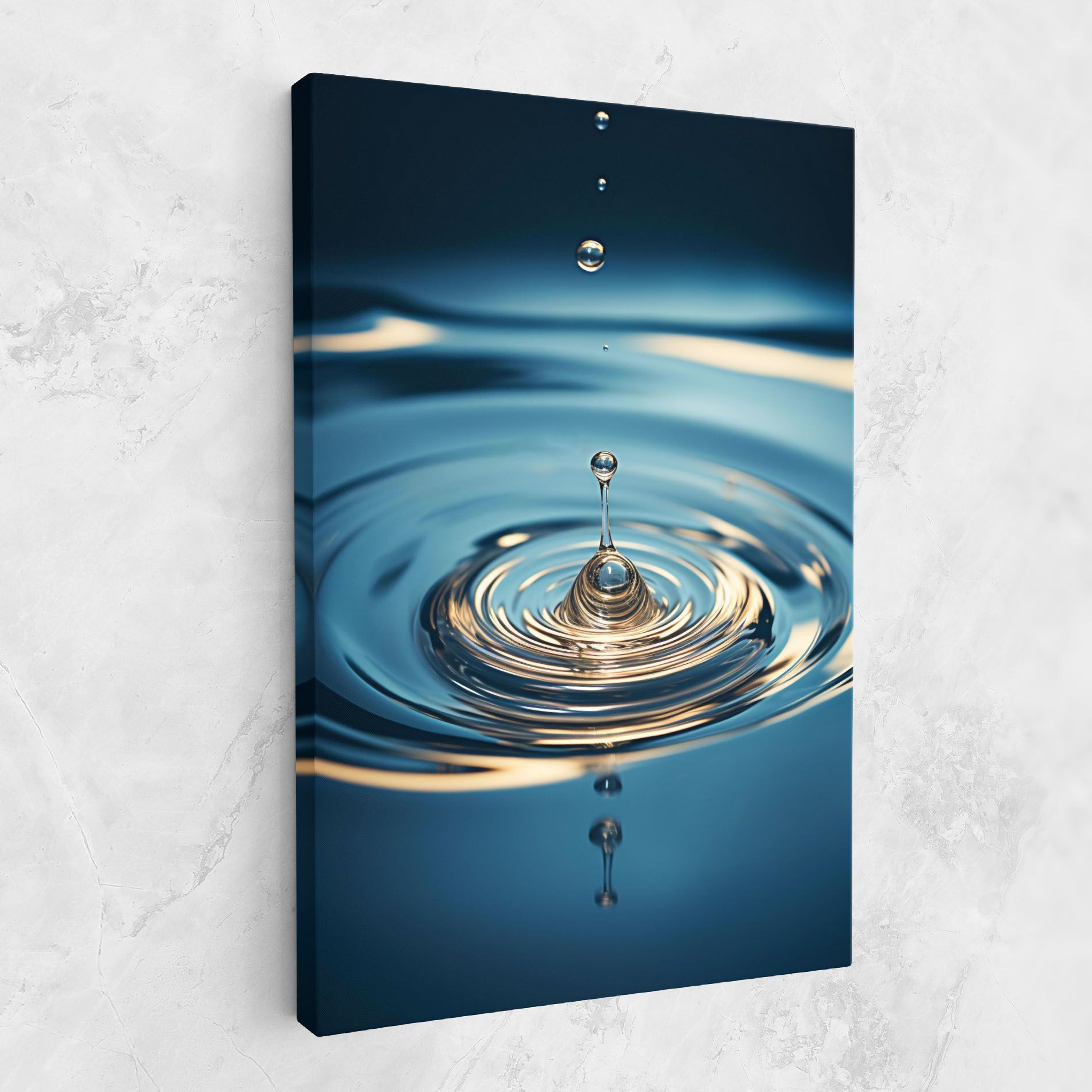 Cream Water Drop mockup 1