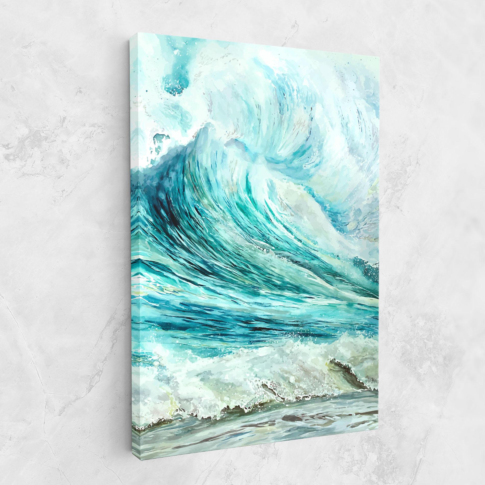 Tablou Canvas Sea Watercolor mockup 1