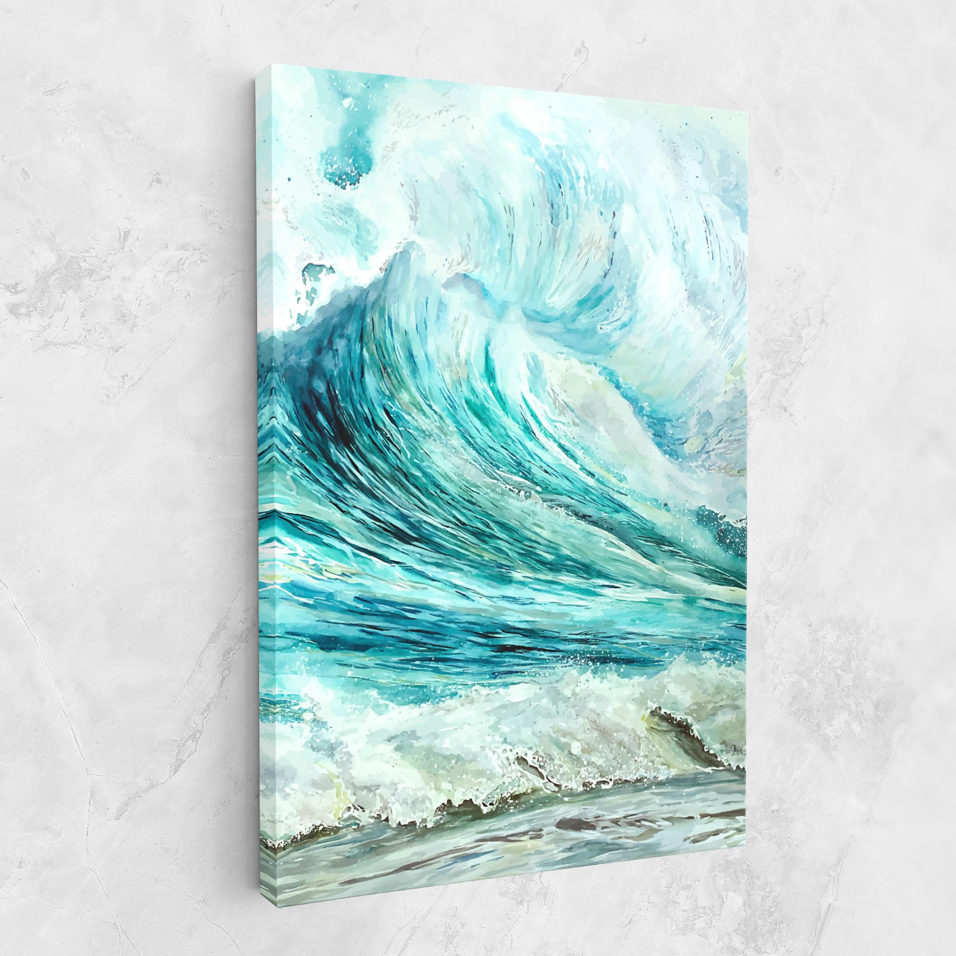 Sea Watercolor mockup 1