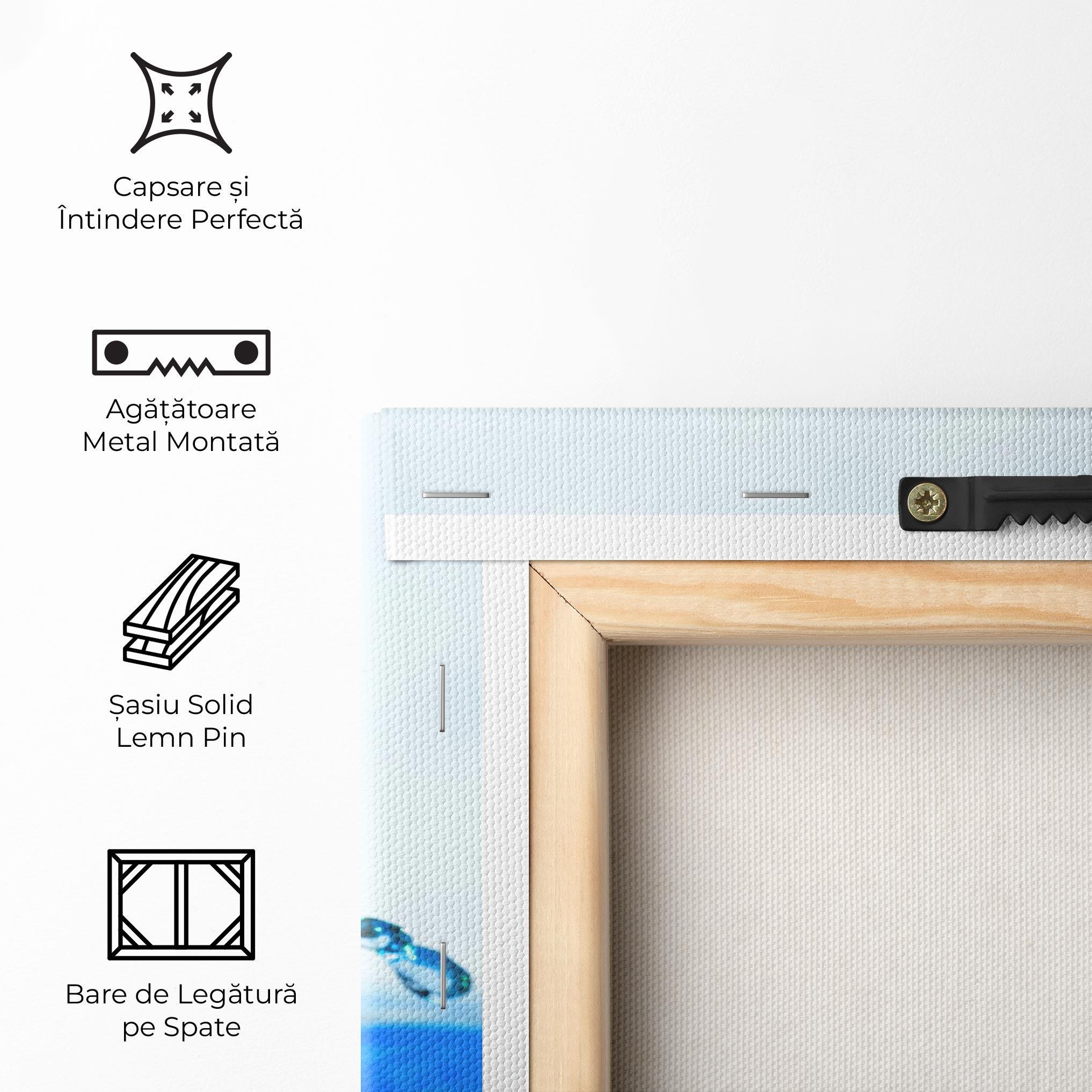 Tablou Canvas Blue Water Splash mockup 5