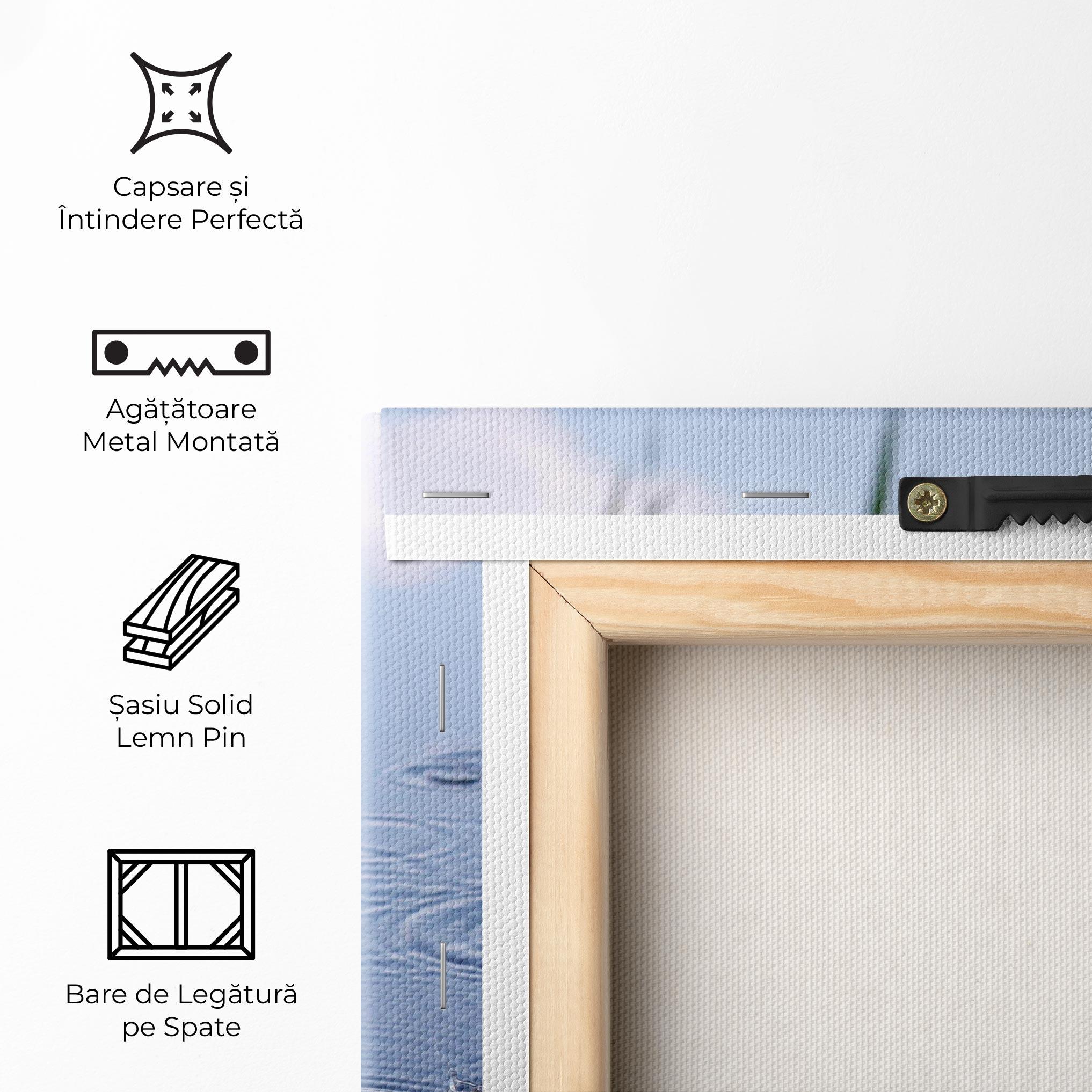 Tablou Canvas Clear Lake Rain mockup 5