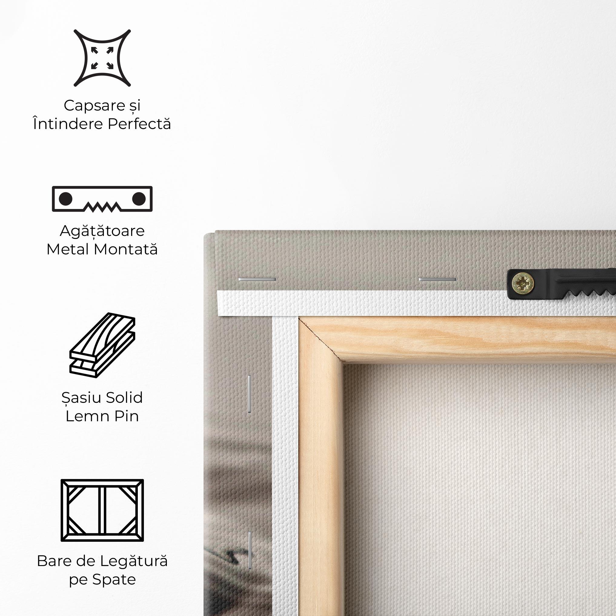 Tablou Canvas Close Red Water Drop mockup 5