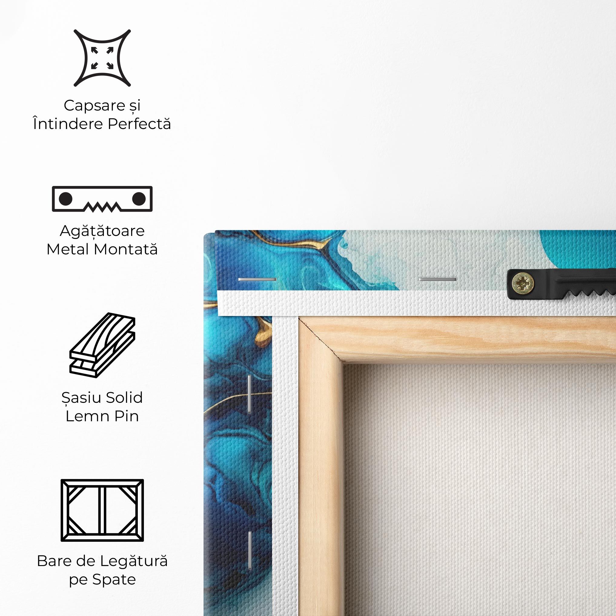 Gold Blue Art Wave mockup 5