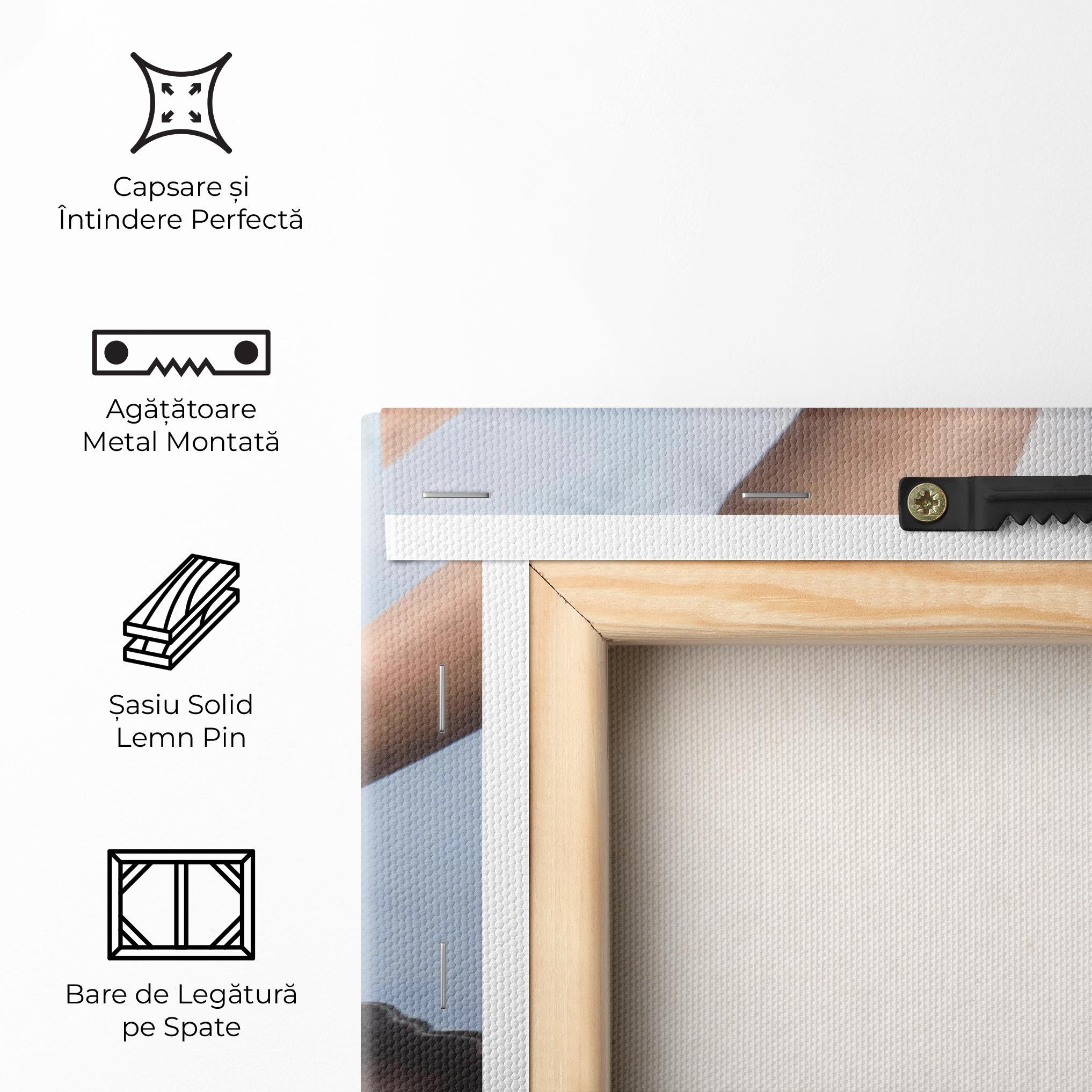 Tablou Canvas Holding Lake Flower mockup 5