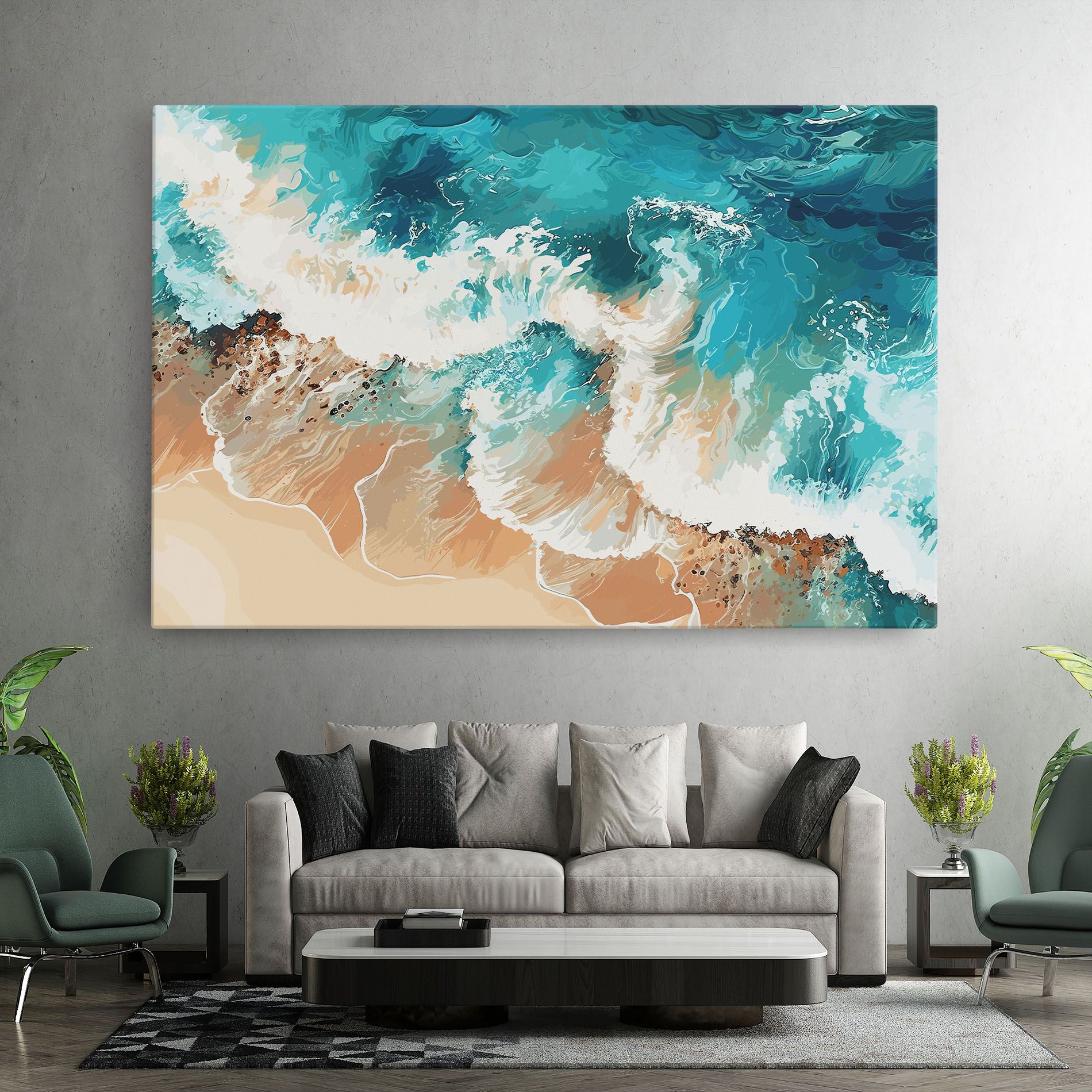 Artistic Waves mockup 7