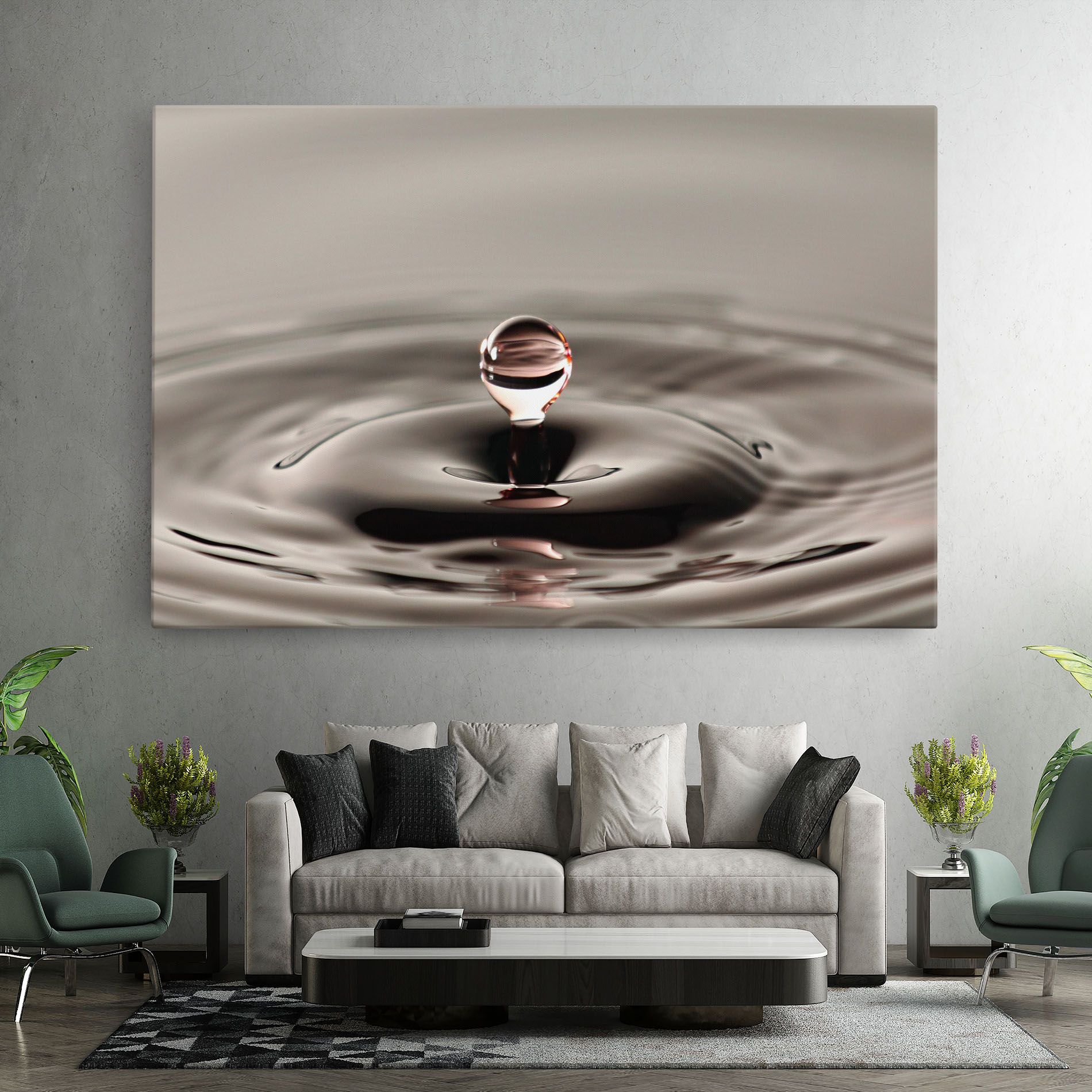 Close Red Water Drop mockup 7