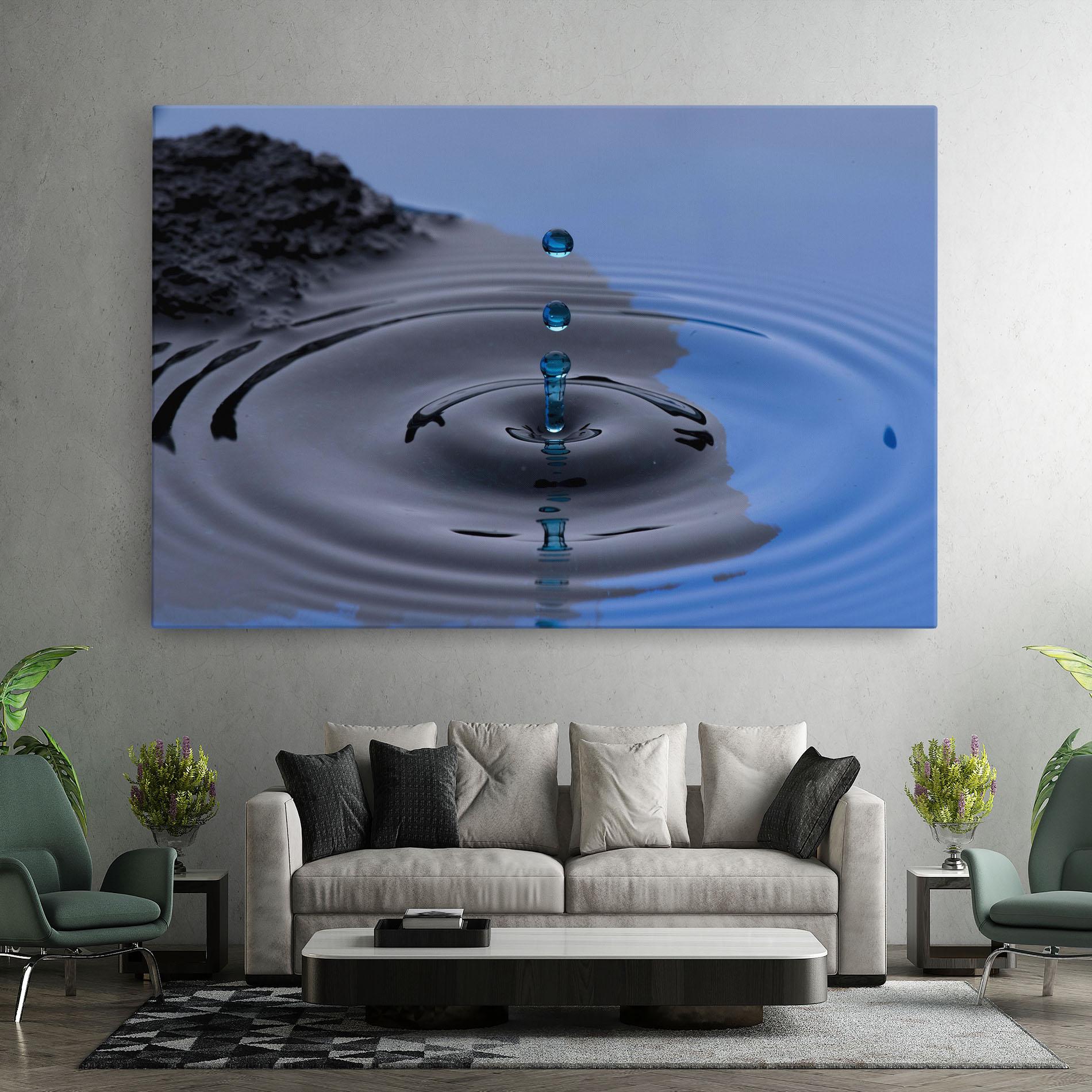 Tablou Canvas Frozen Drops mockup 7