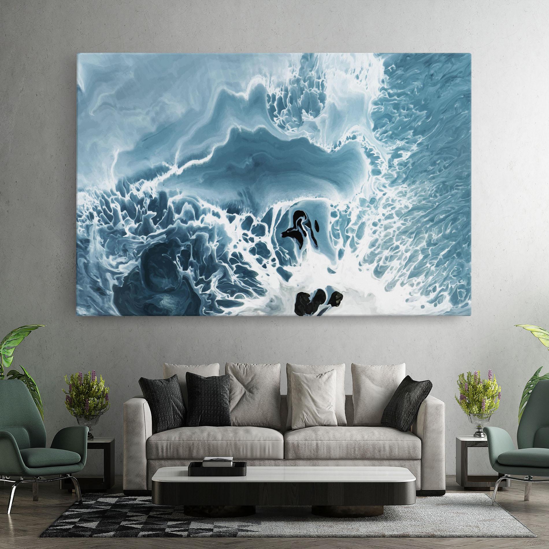 Tablou Canvas Light Blue Ocean mockup 7