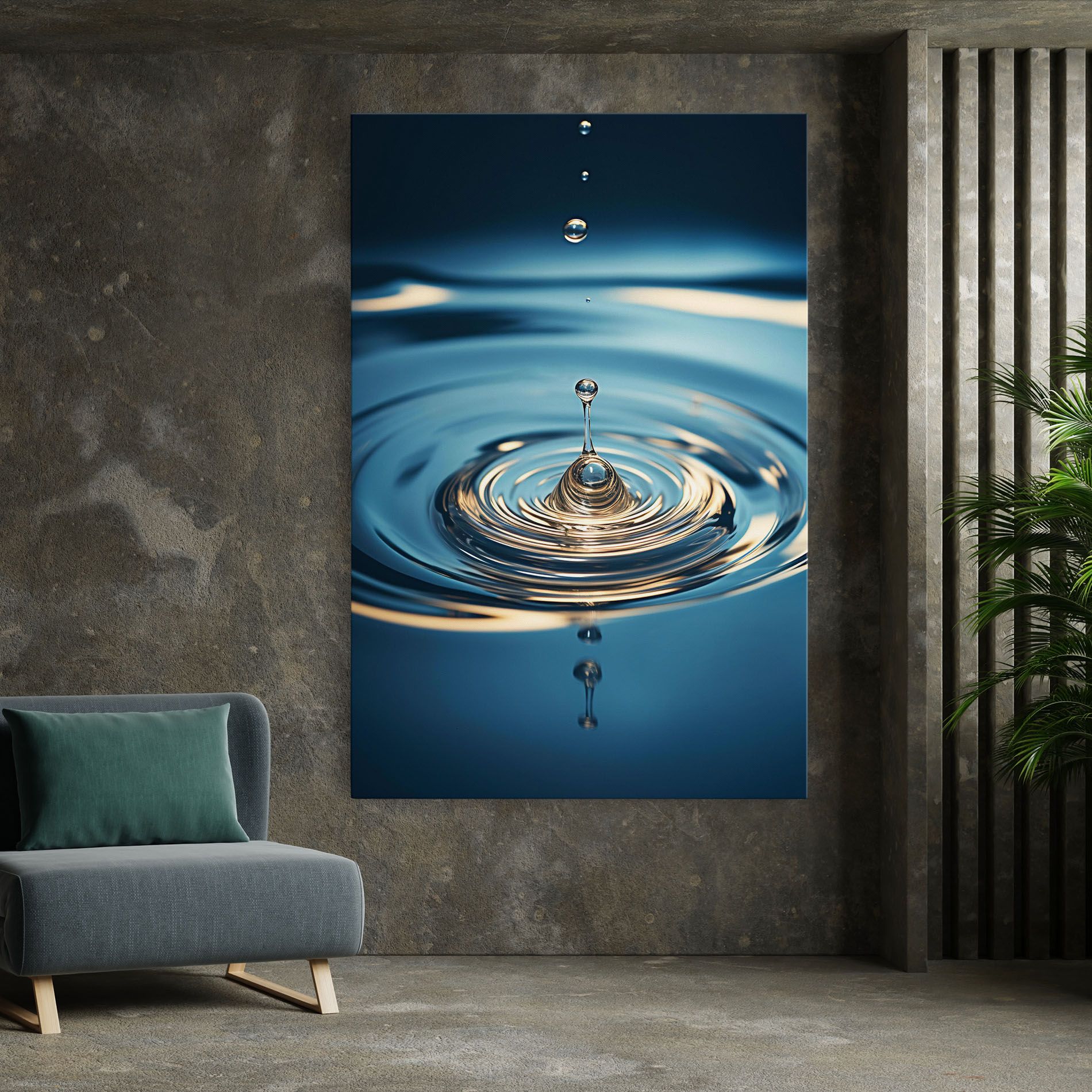 Cream Water Drop mockup 7