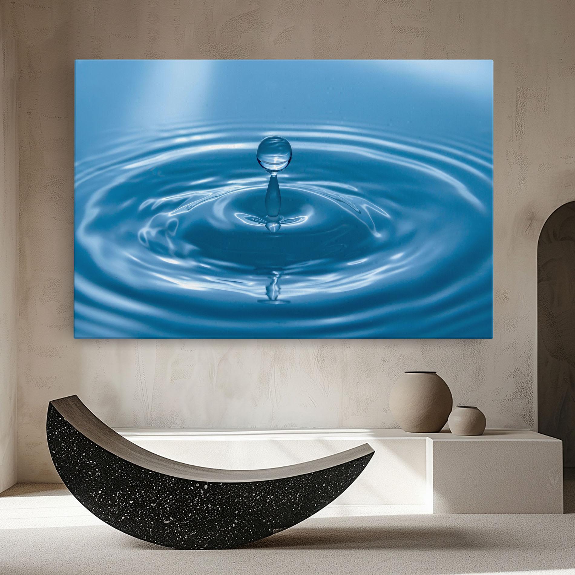 Tablou Canvas Drop Close Up mockup 8