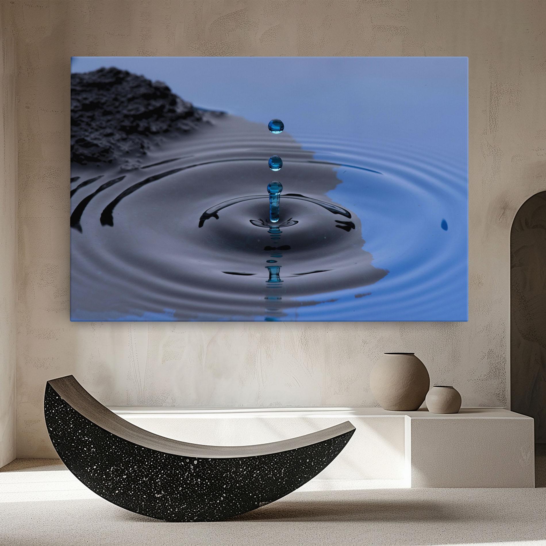 Tablou Canvas Frozen Drops mockup 8