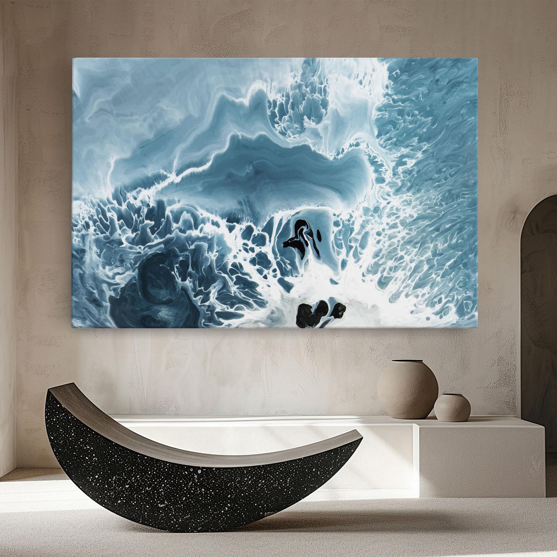 Tablou Canvas Light Blue Ocean mockup 8