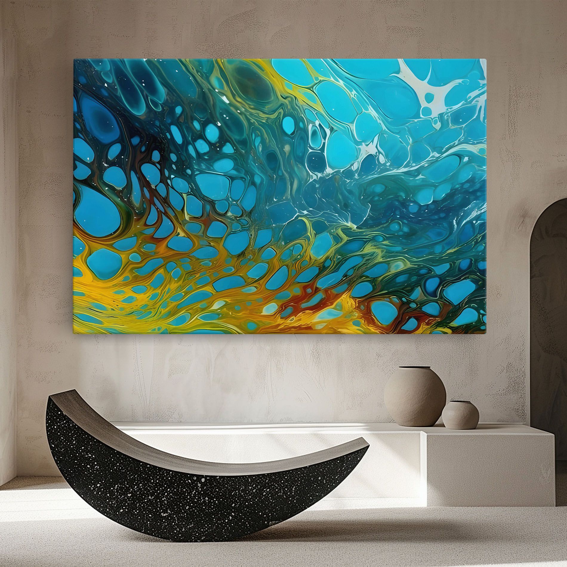 Yellow Green Ocean mockup 8