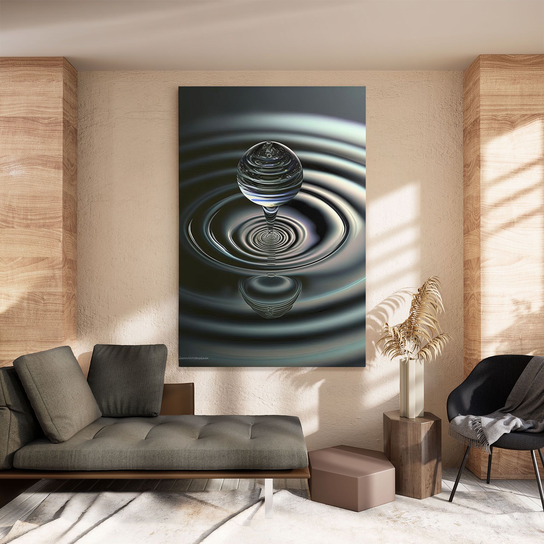 Beautiful Water Drop mockup 8