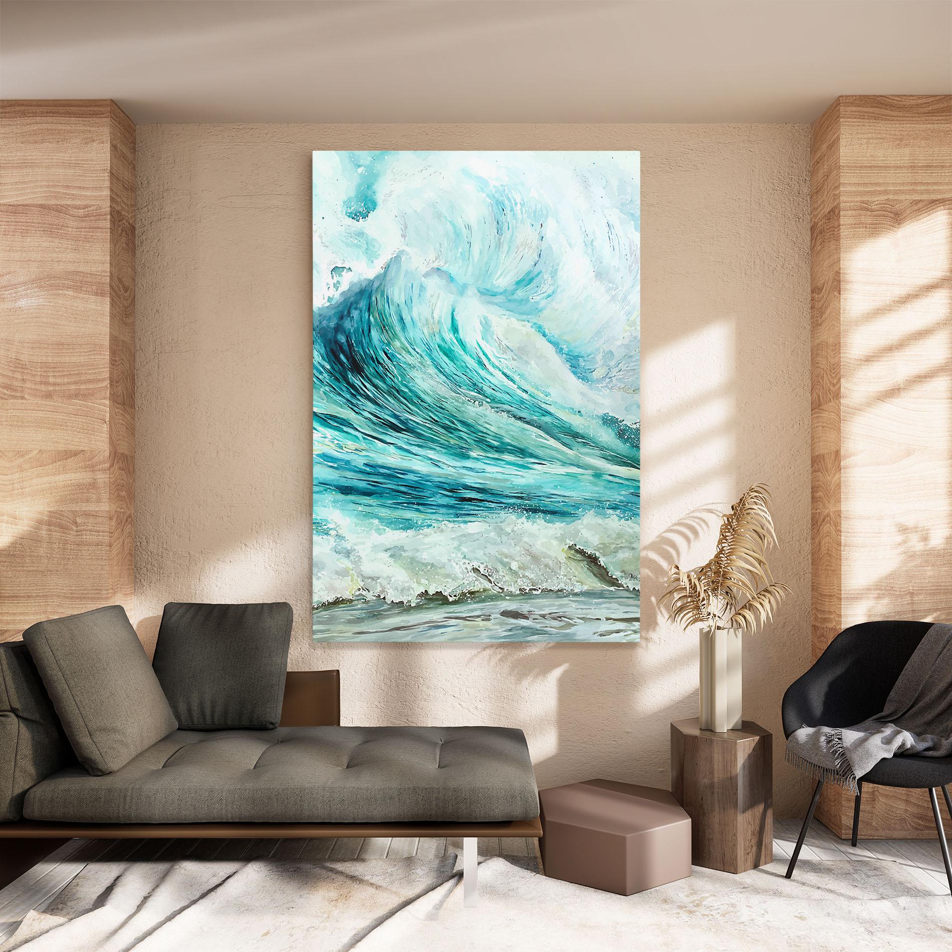 Tablou Canvas Sea Watercolor mockup 8