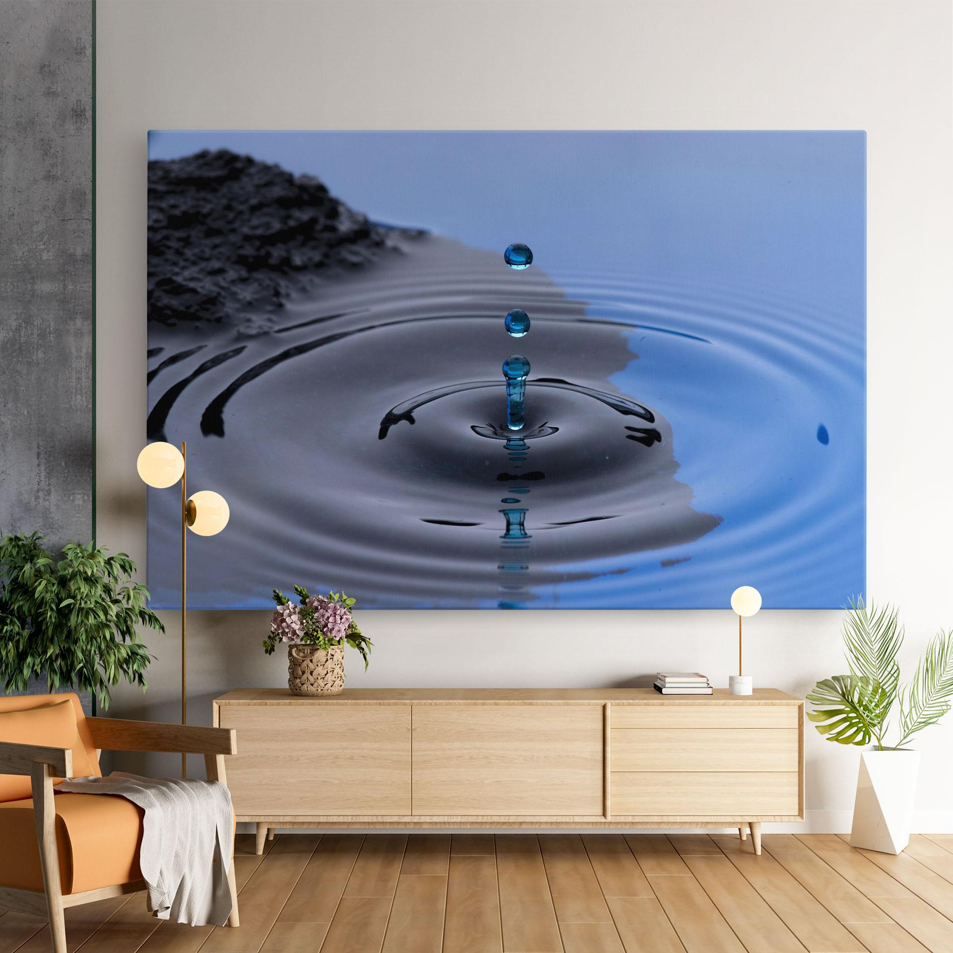 Tablou Canvas Frozen Drops mockup 9