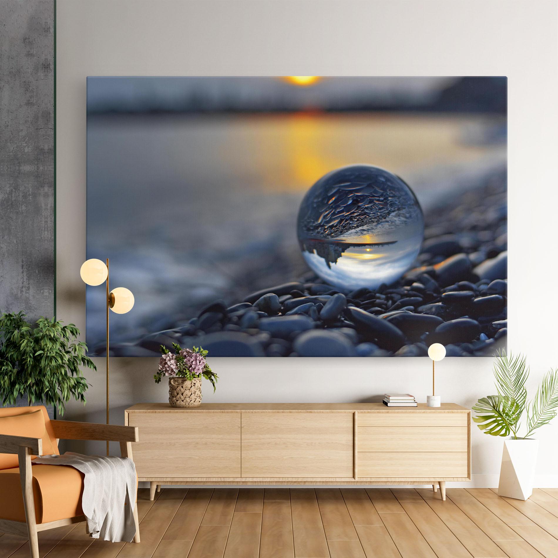 Tablou Canvas Sunset Lensball mockup 9