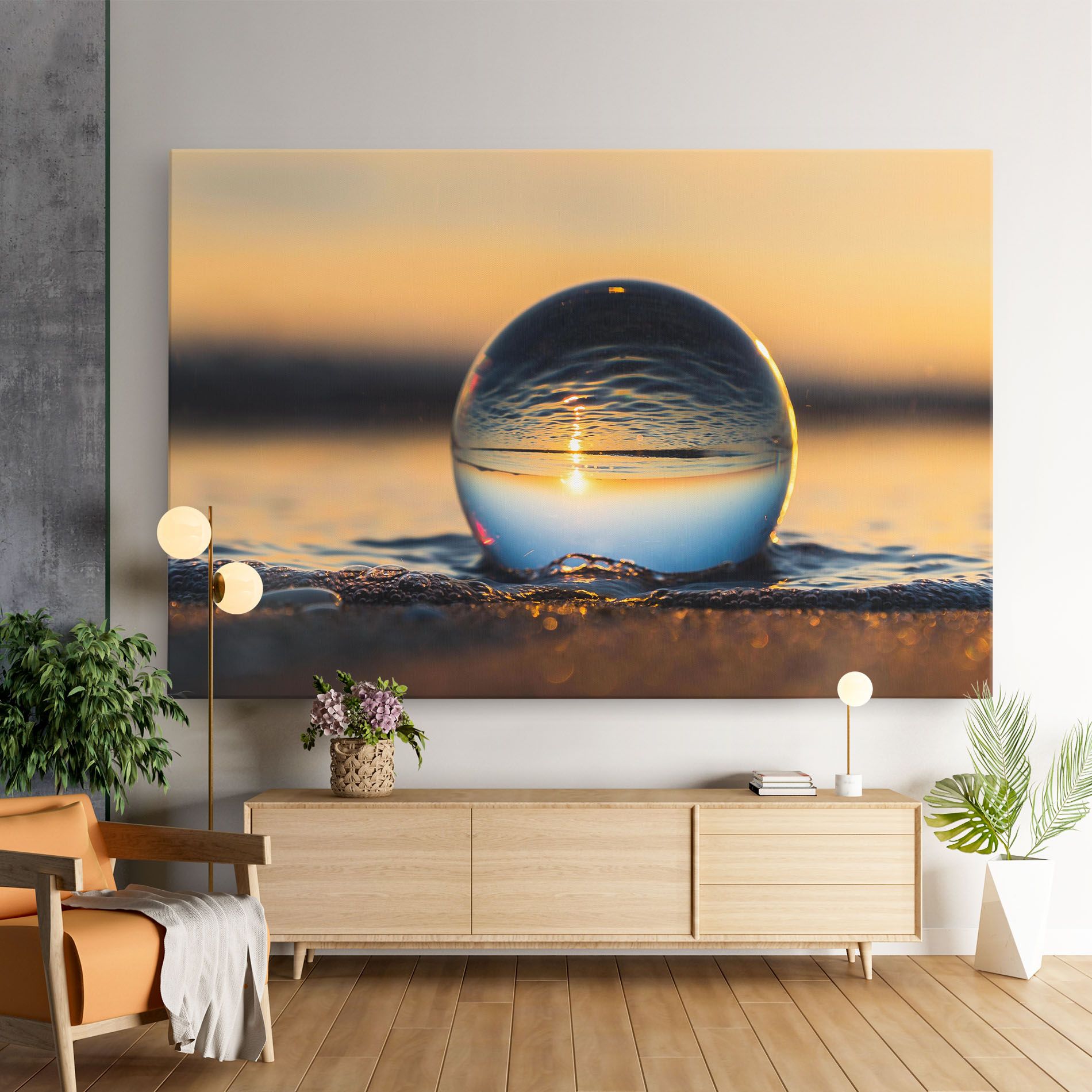 Water Bubble Reflecting mockup 9