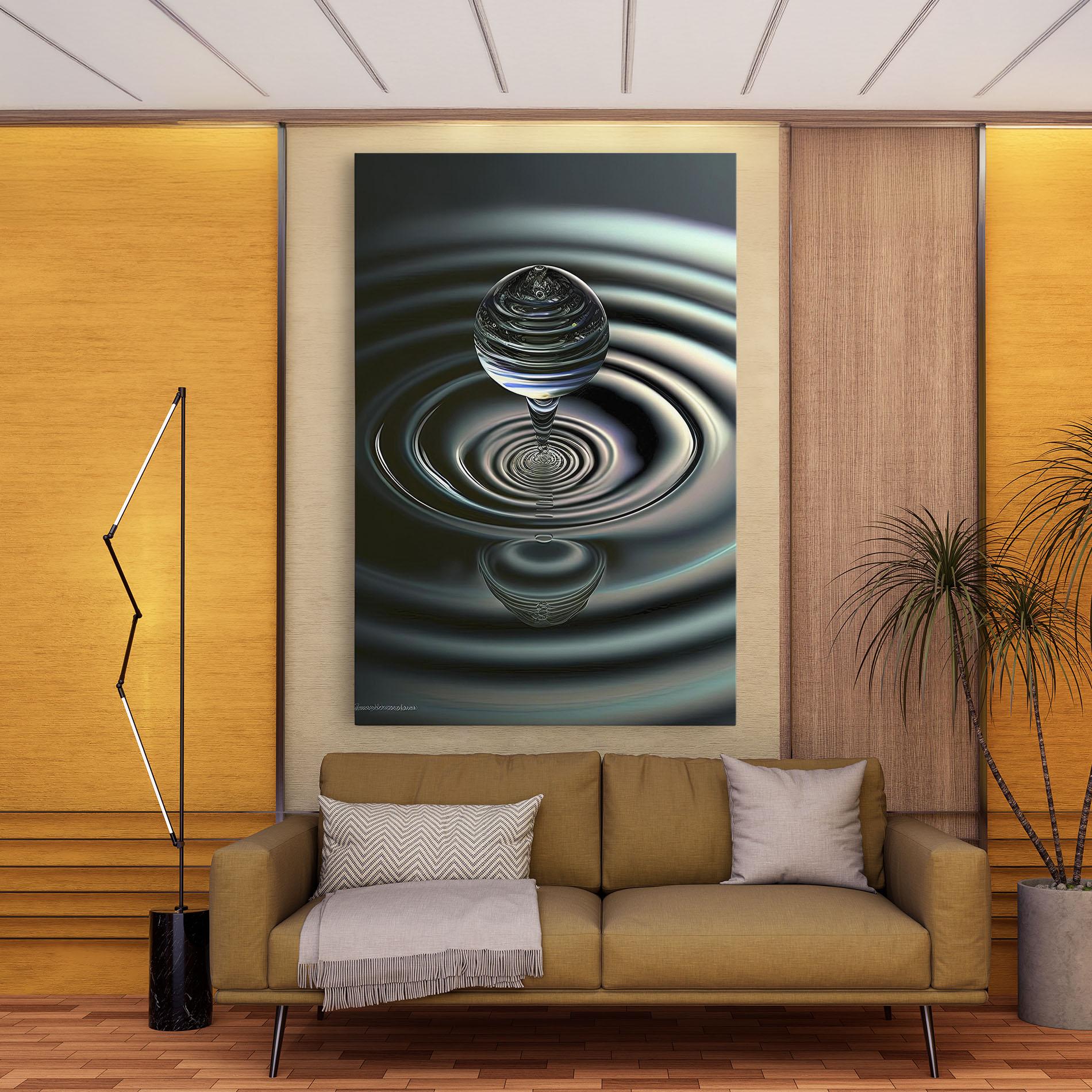 Tablou Canvas Beautiful Water Drop mockup 9