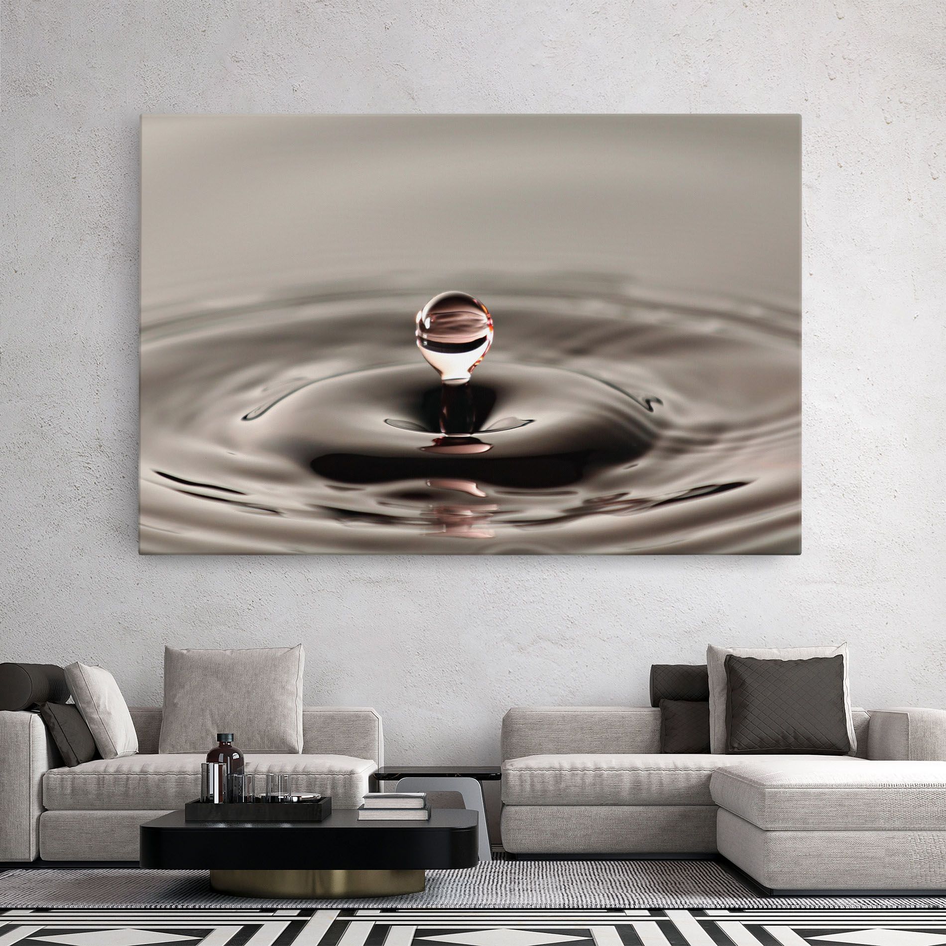 Close Red Water Drop mockup 2