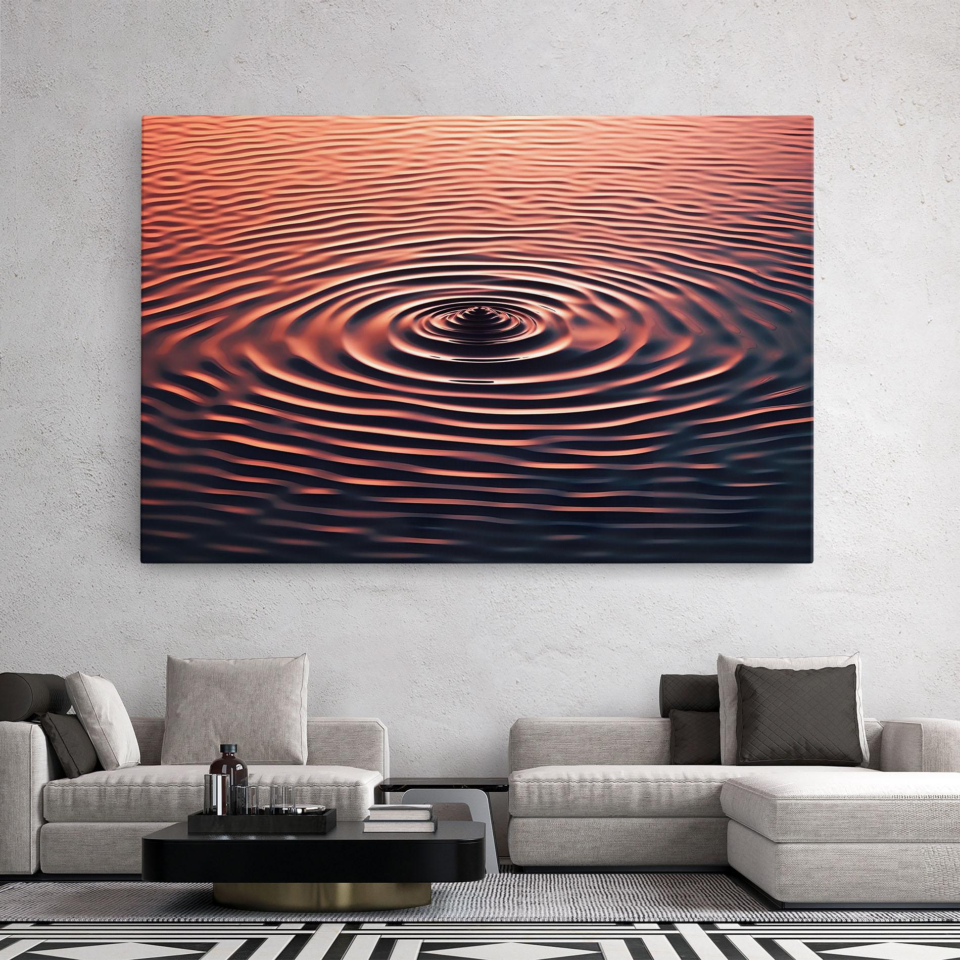 Tablou Canvas Red Blue Water mockup 2