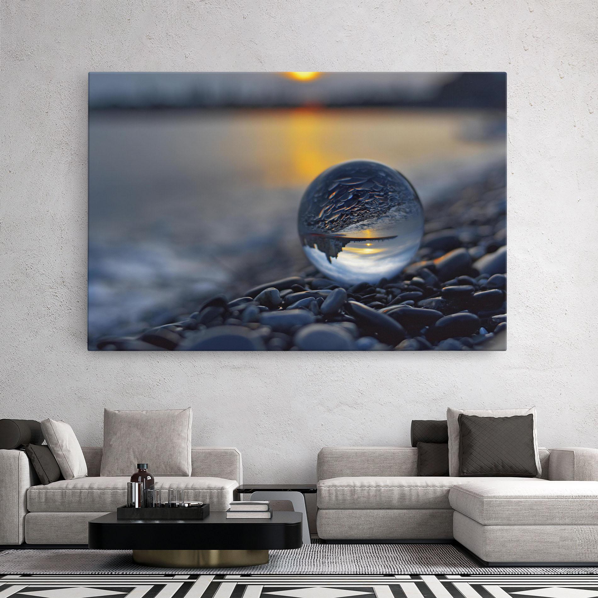 Tablou Canvas Sunset Lensball mockup 2