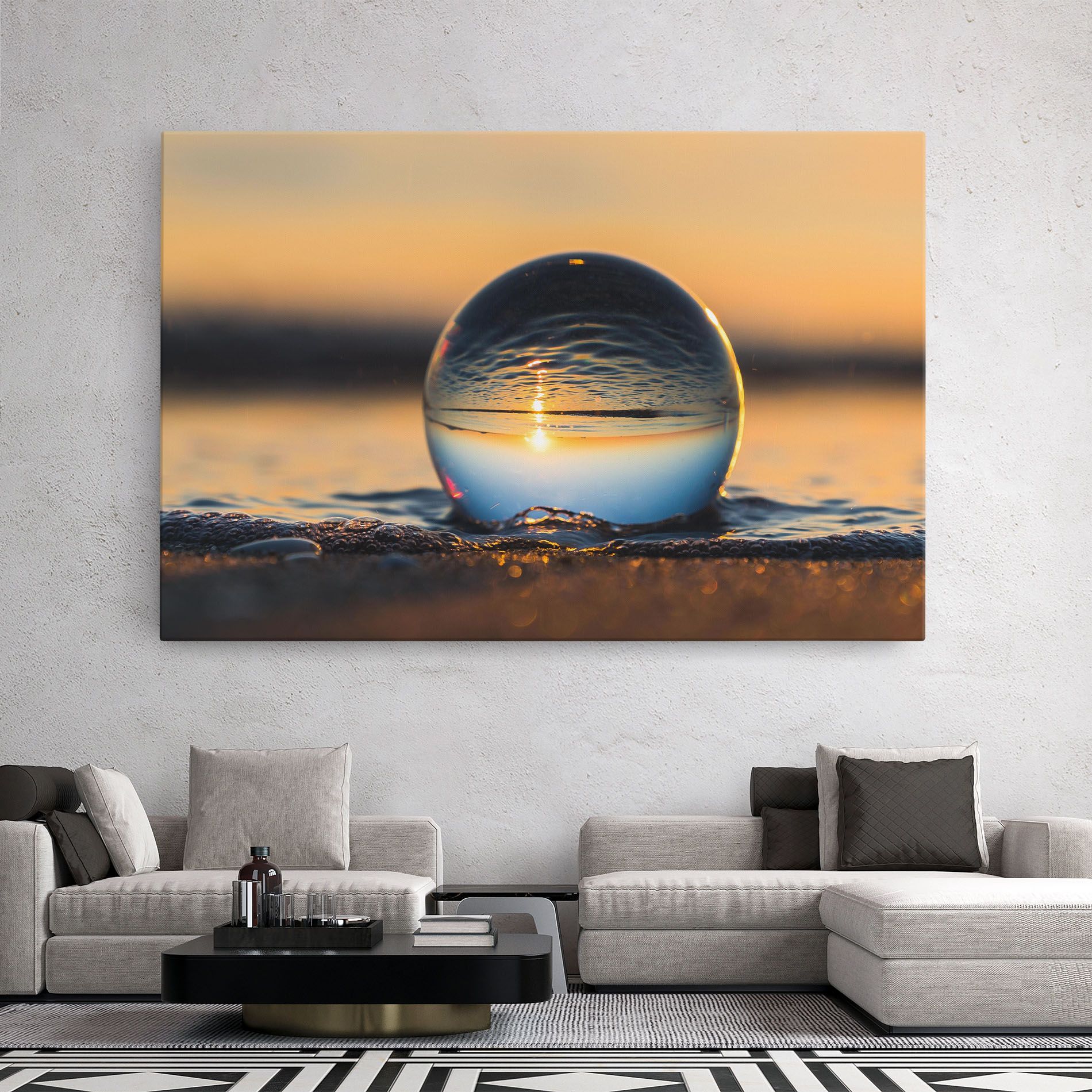 Water Bubble Reflecting mockup 2