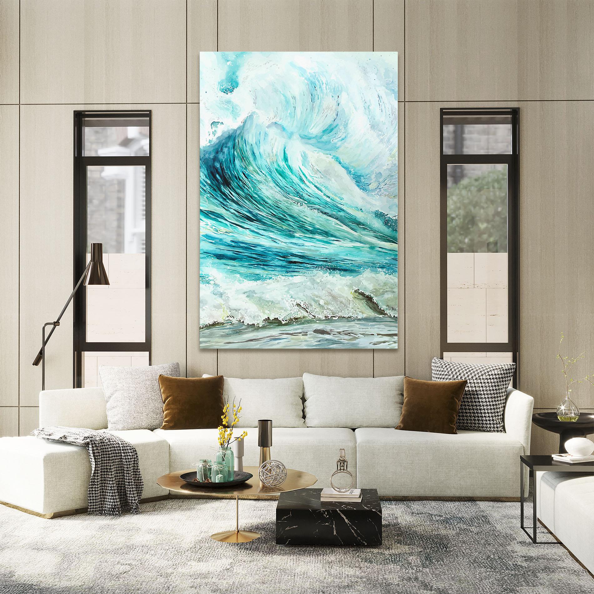 Tablou Canvas Sea Watercolor mockup 2