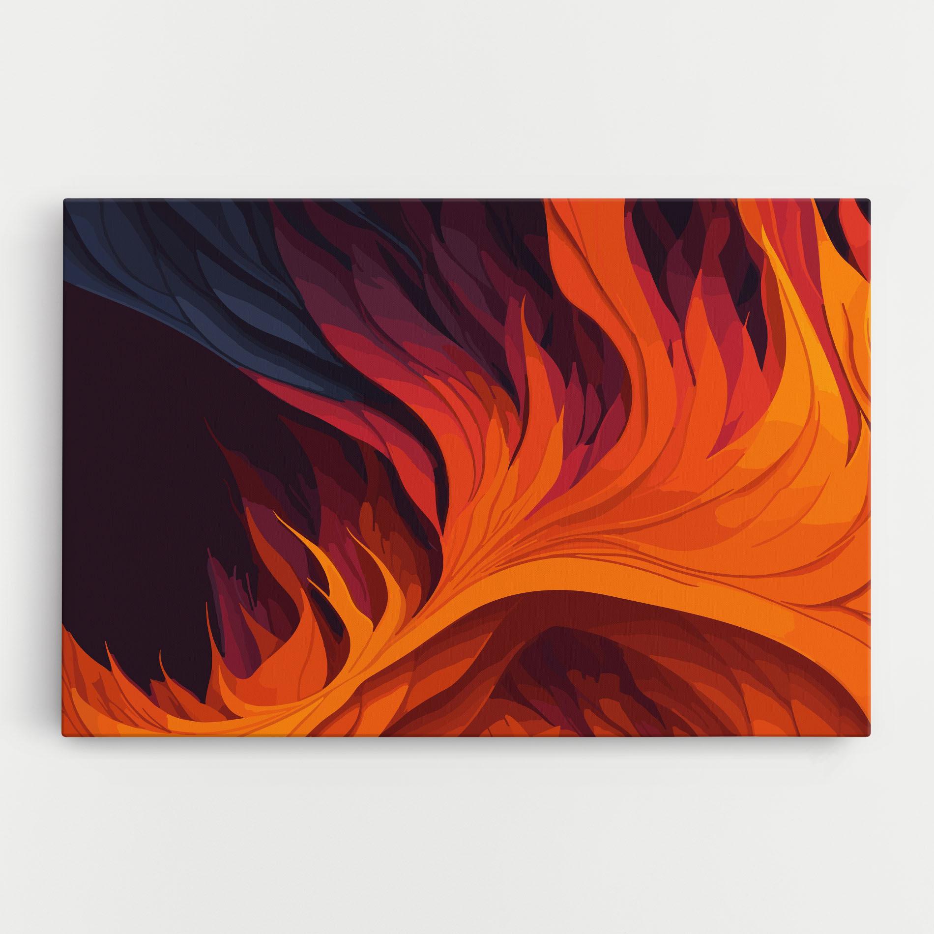 Tablou Canvas Artistic Fire mockup 0