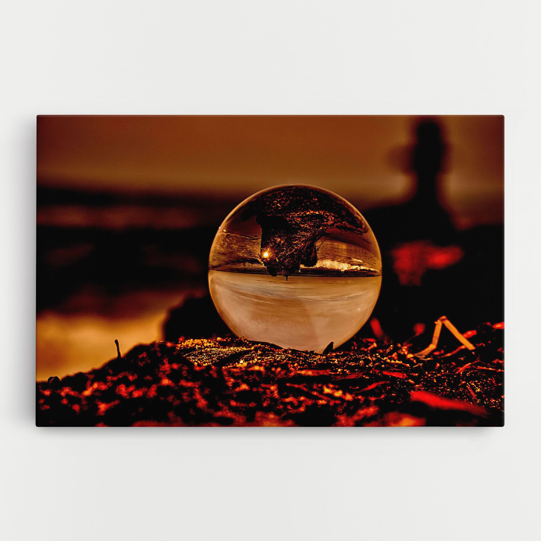 Fire Glass Ball mockup 0