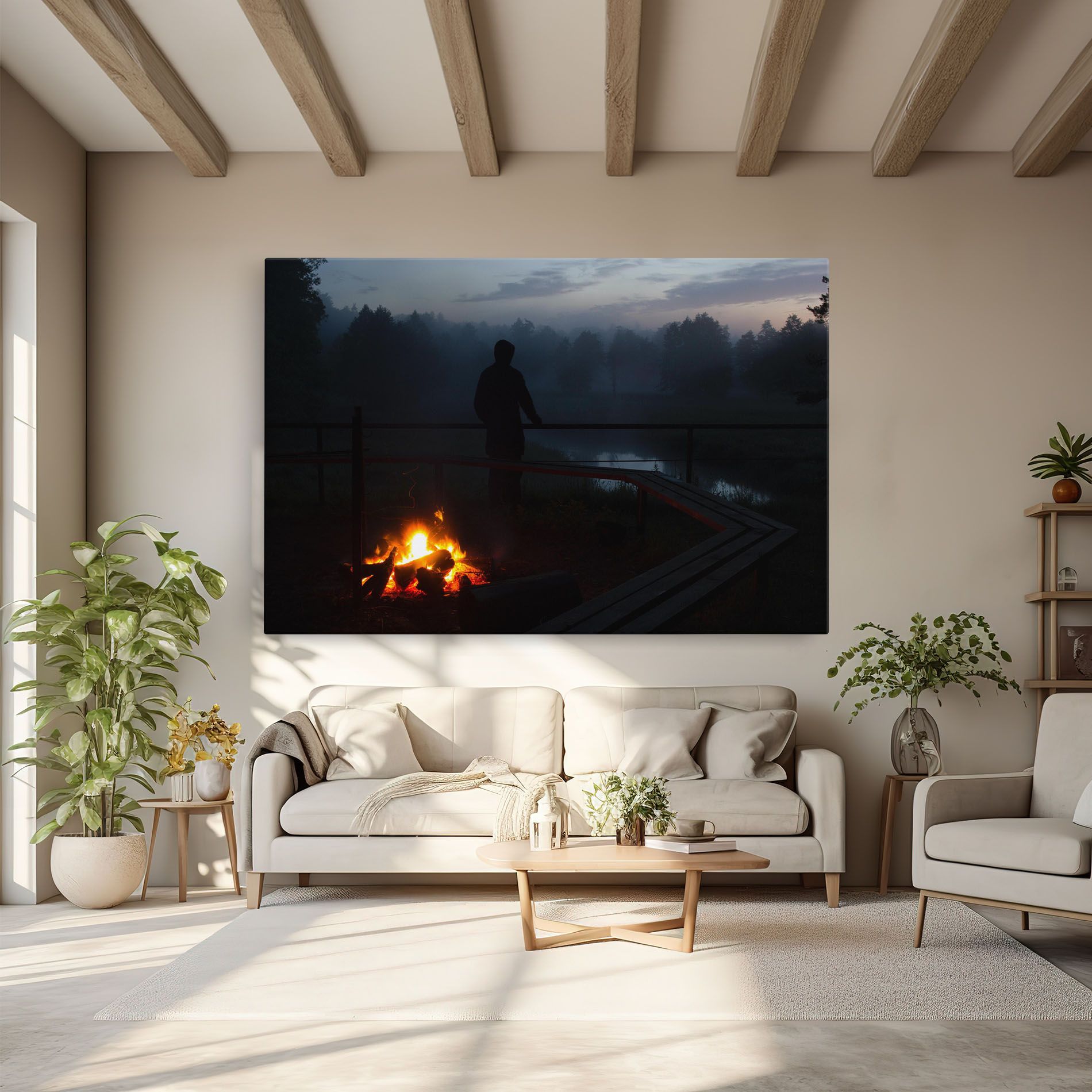 Beautiful Fire View mockup 6