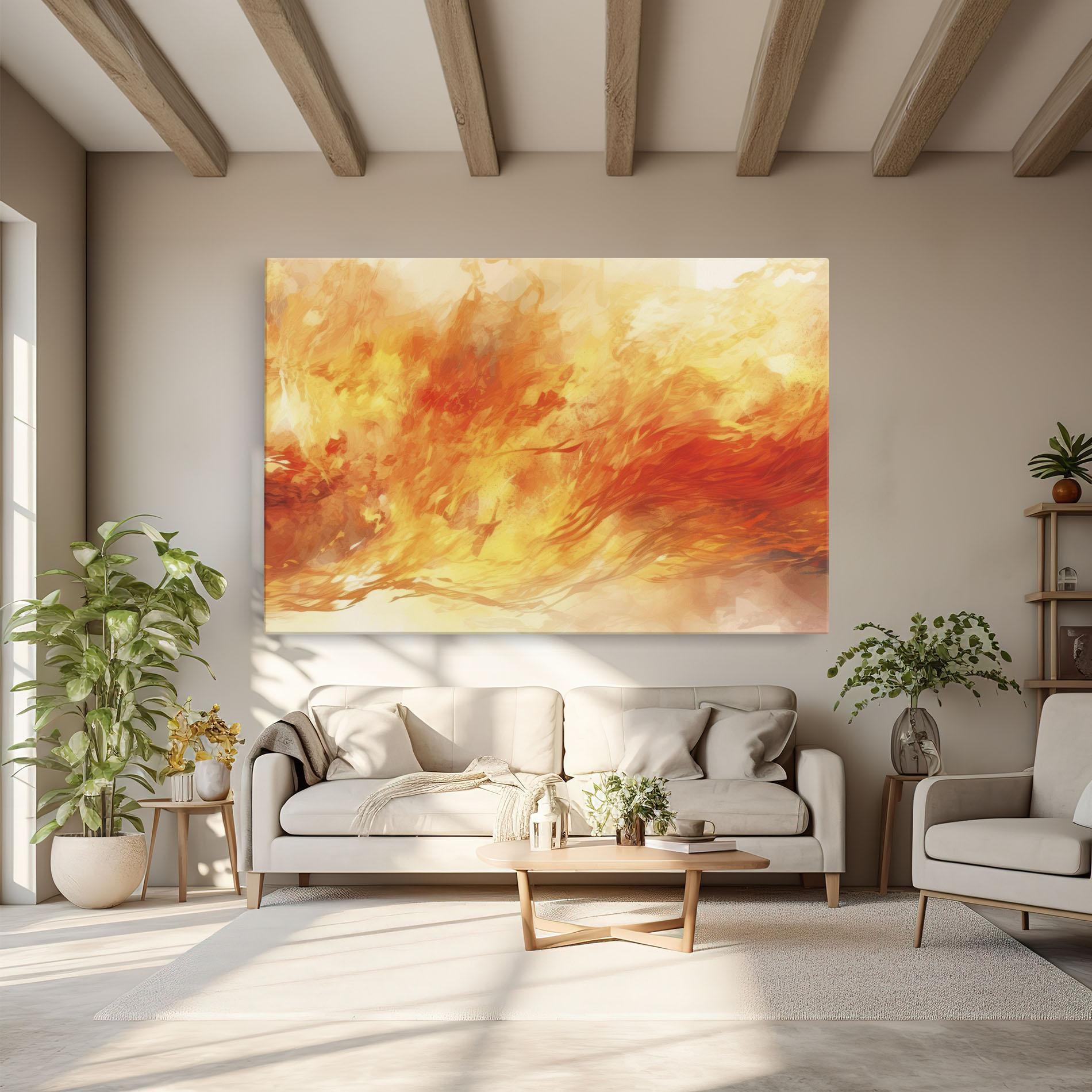 Tablou Canvas Burning Sparkle mockup 6