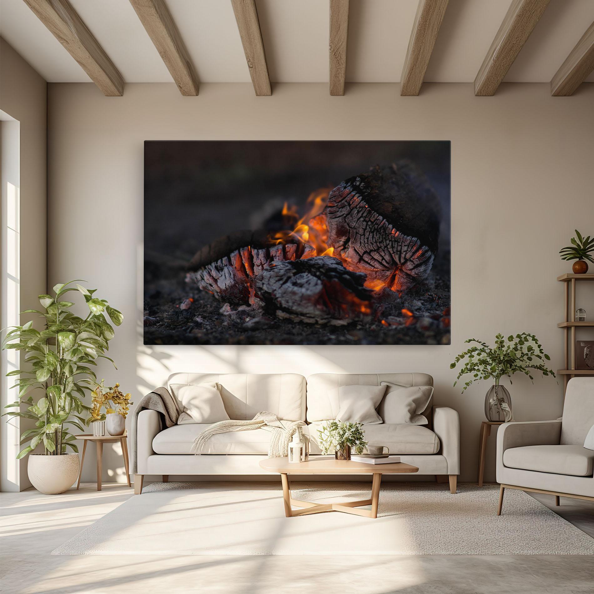 Tablou Canvas Fire Start mockup 6