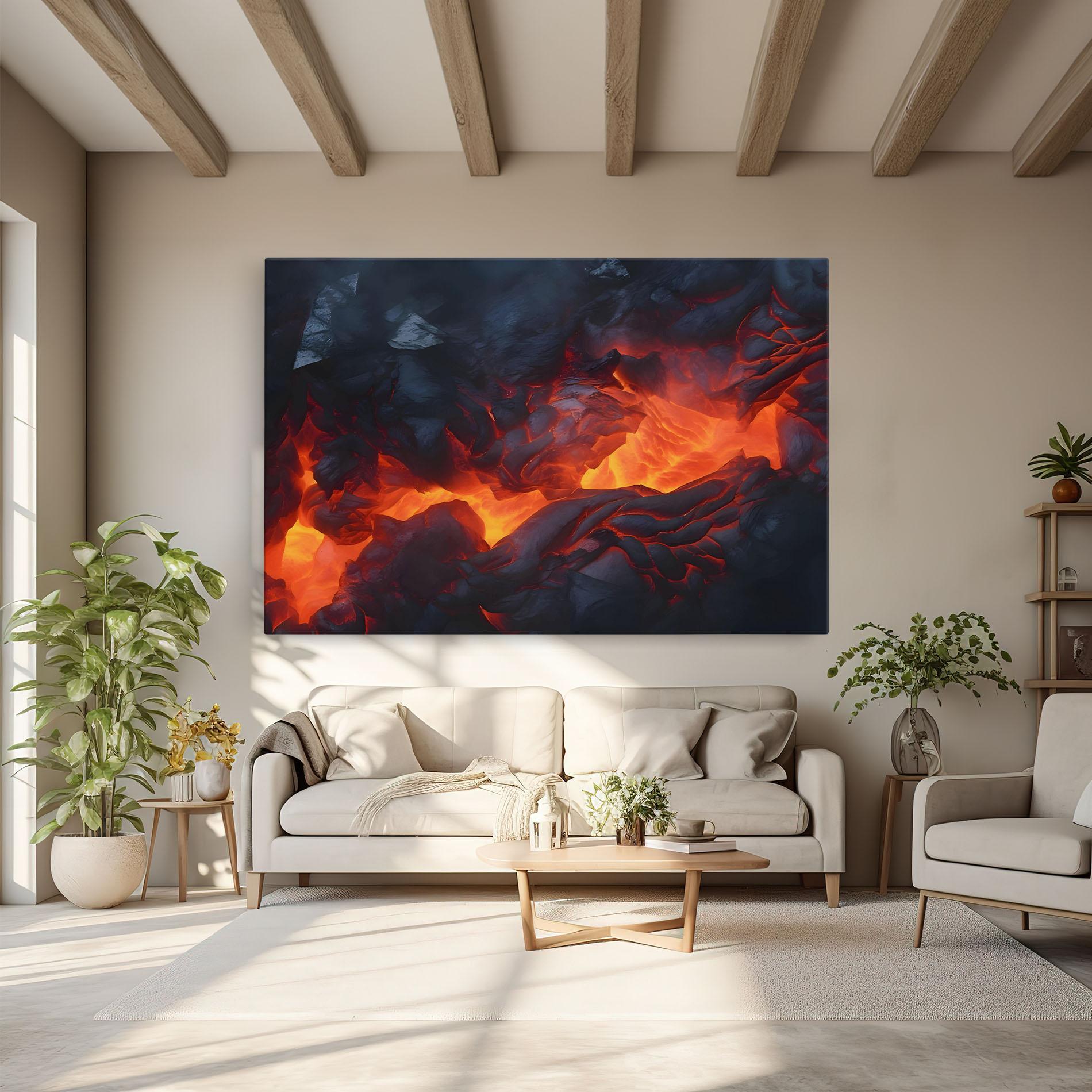 Tablou Canvas Lava Art mockup 6