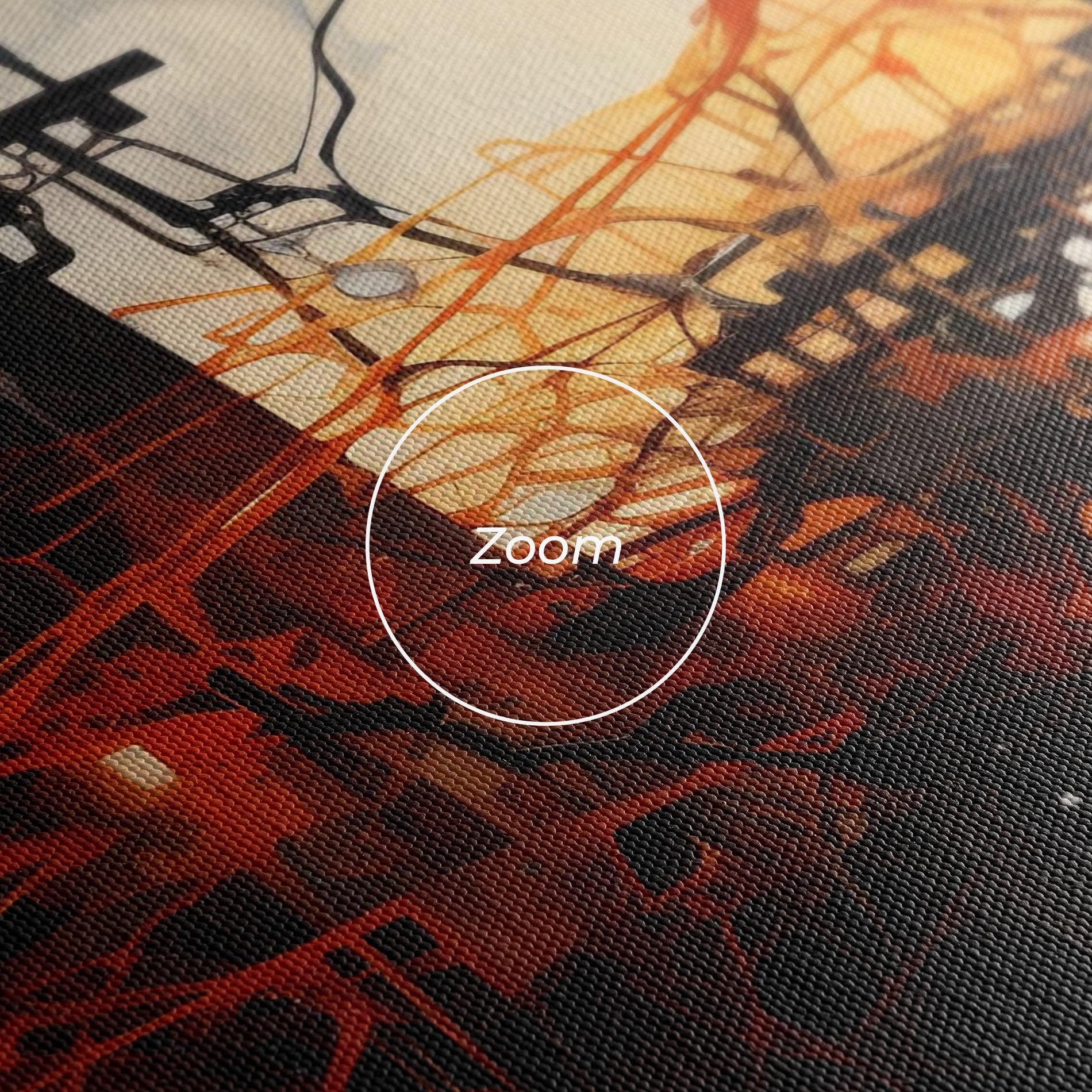 Tablou Canvas Abstract Fire Style mockup 3