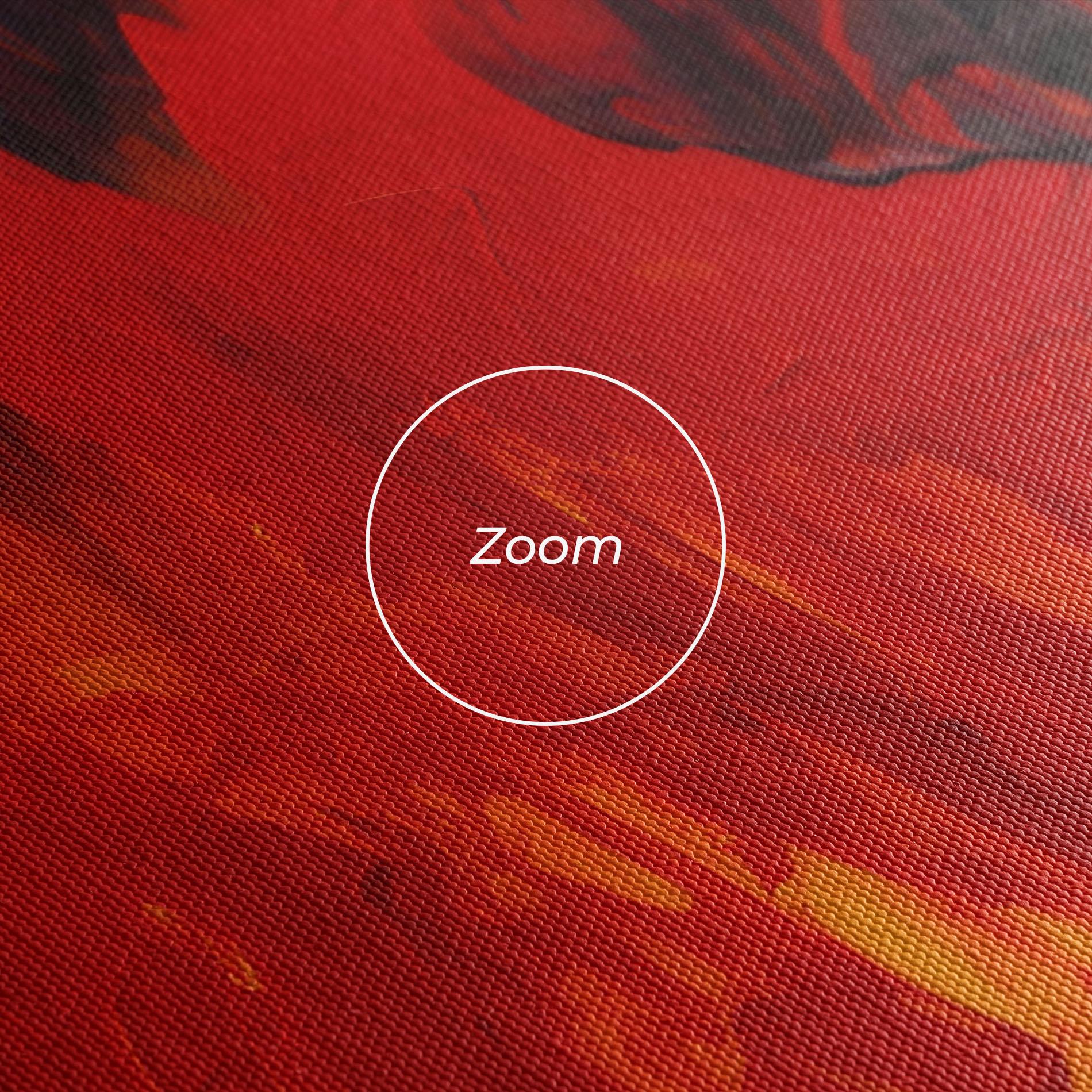 Tablou Canvas Colorful Fire Art mockup 3