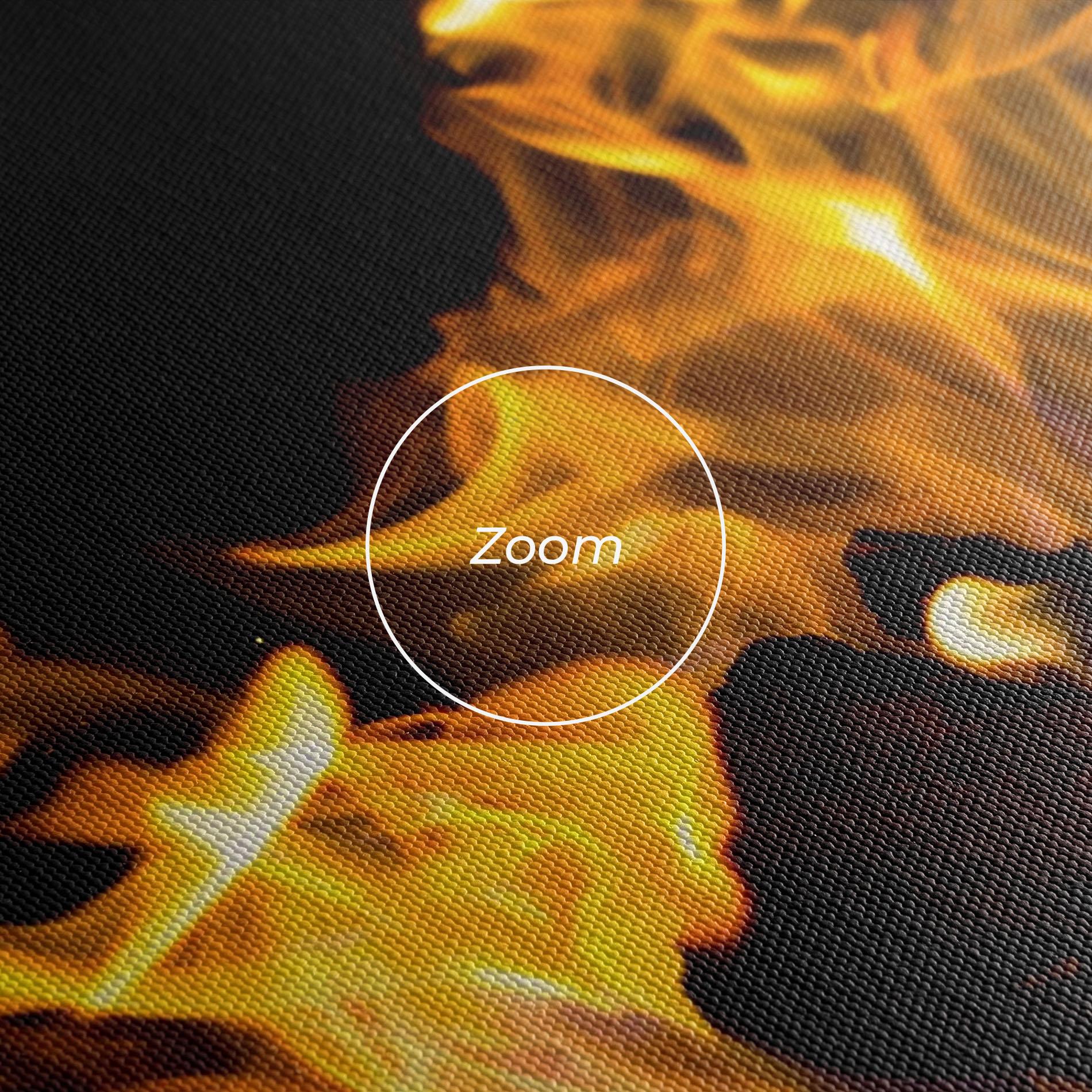 Tablou Canvas Fire Dance mockup 3