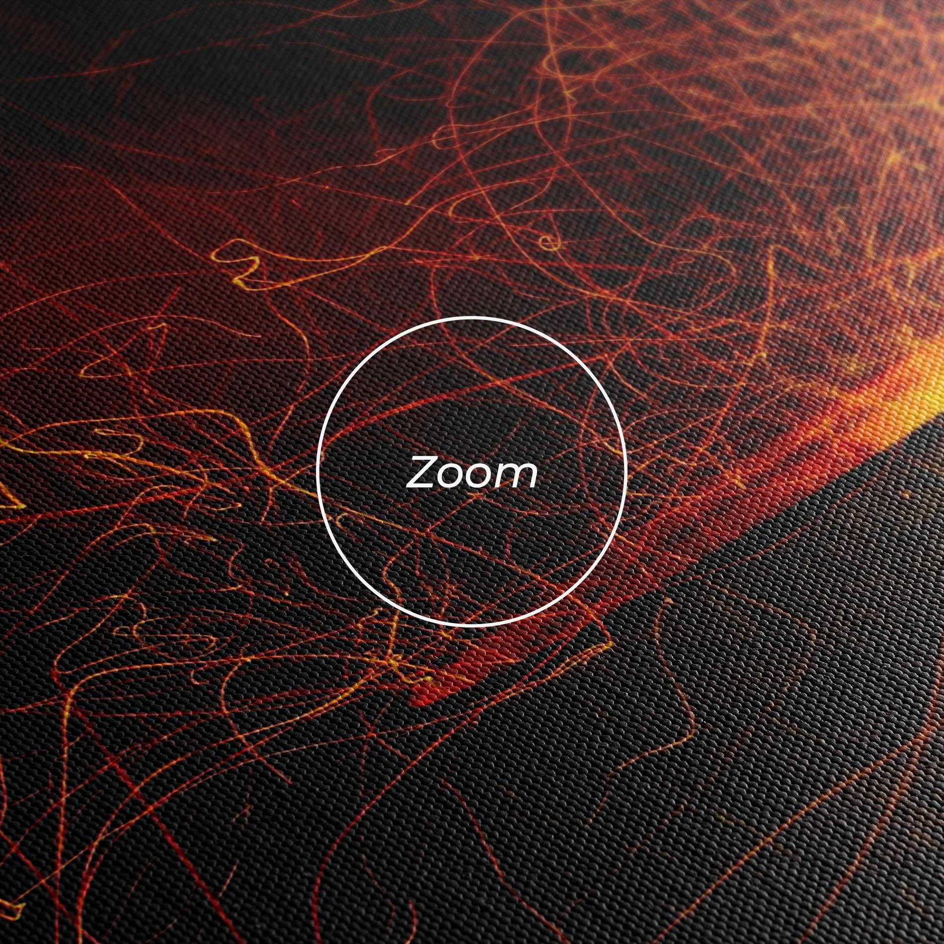 Tablou Canvas Fire Drawing Effect mockup 3