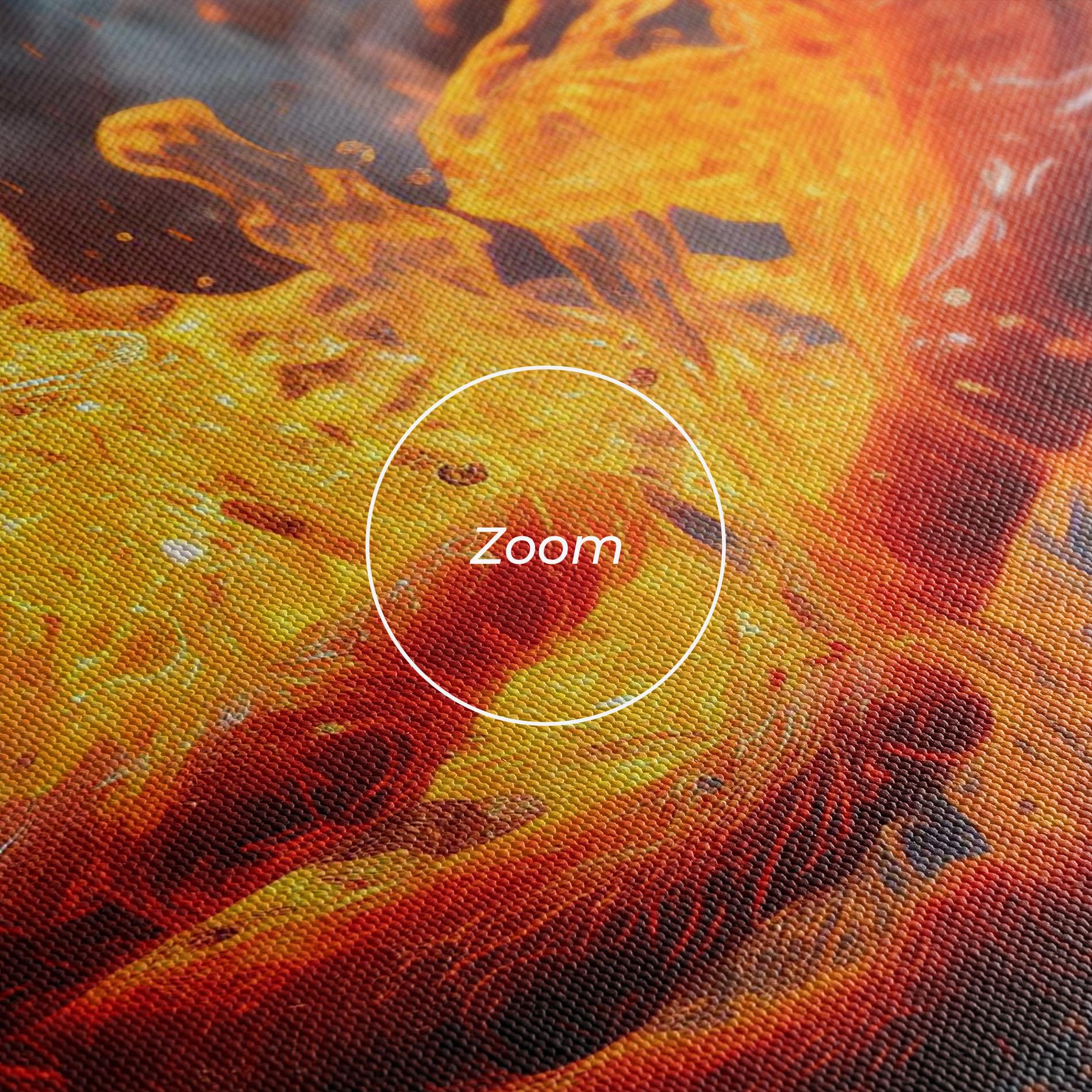 Tablou Canvas Fire Water mockup 3