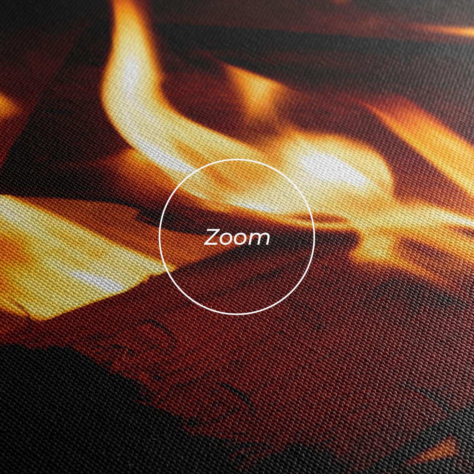 Tablou Canvas Fire Wood View mockup 3