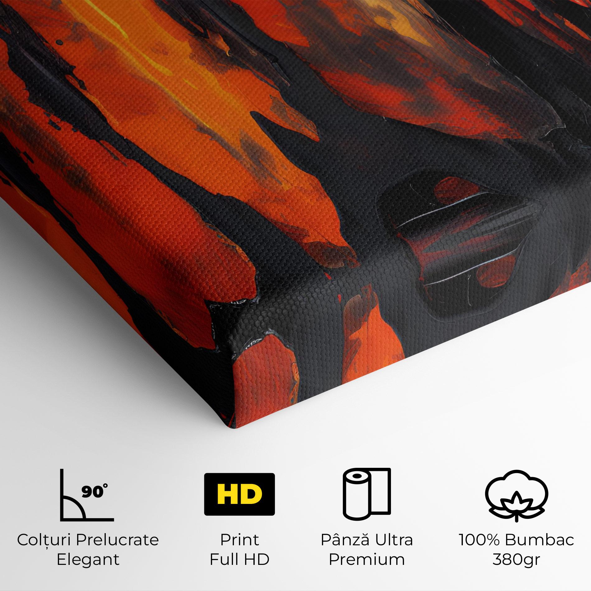 Tablou Canvas Abstract Fire Art mockup 4
