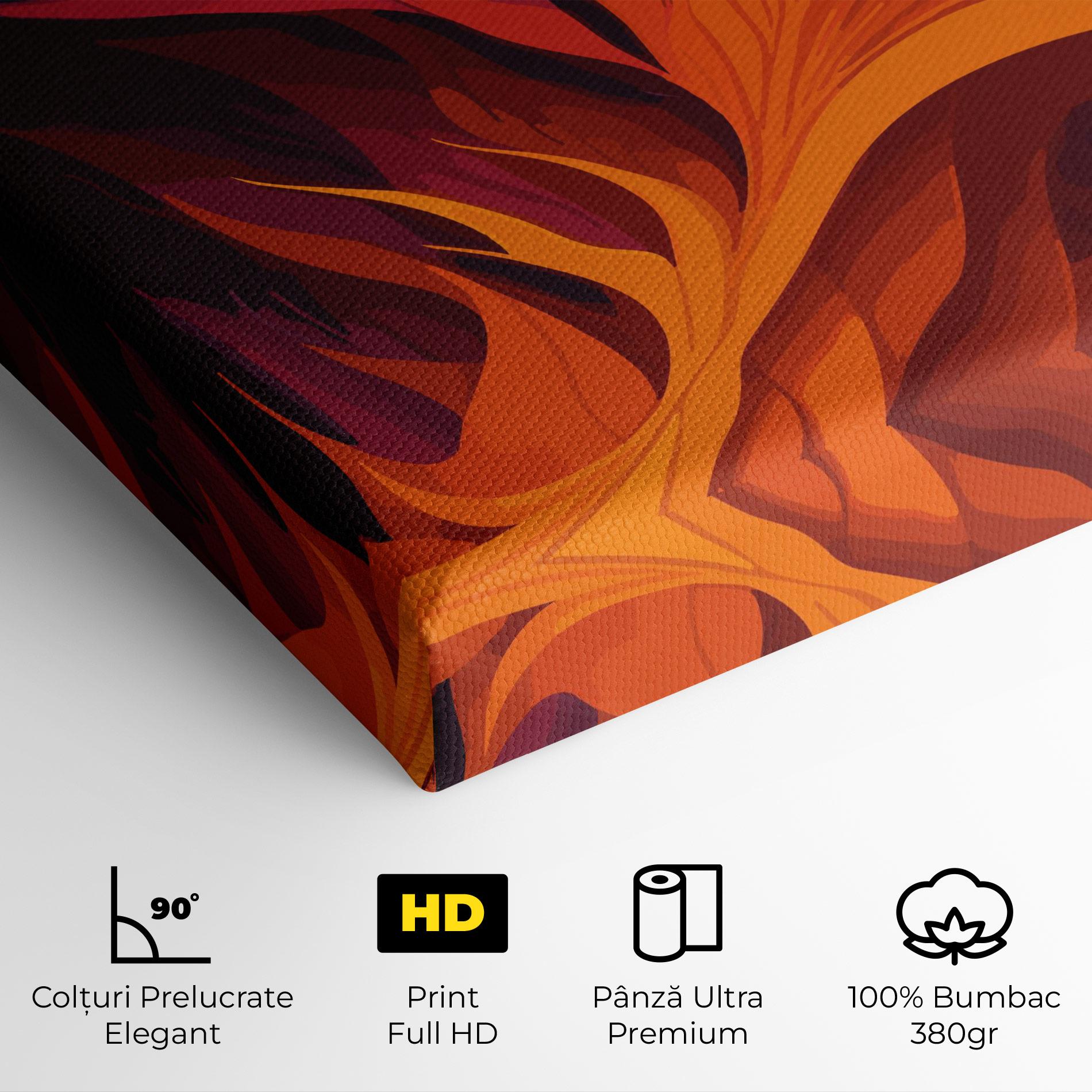 Tablou Canvas Artistic Fire mockup 4